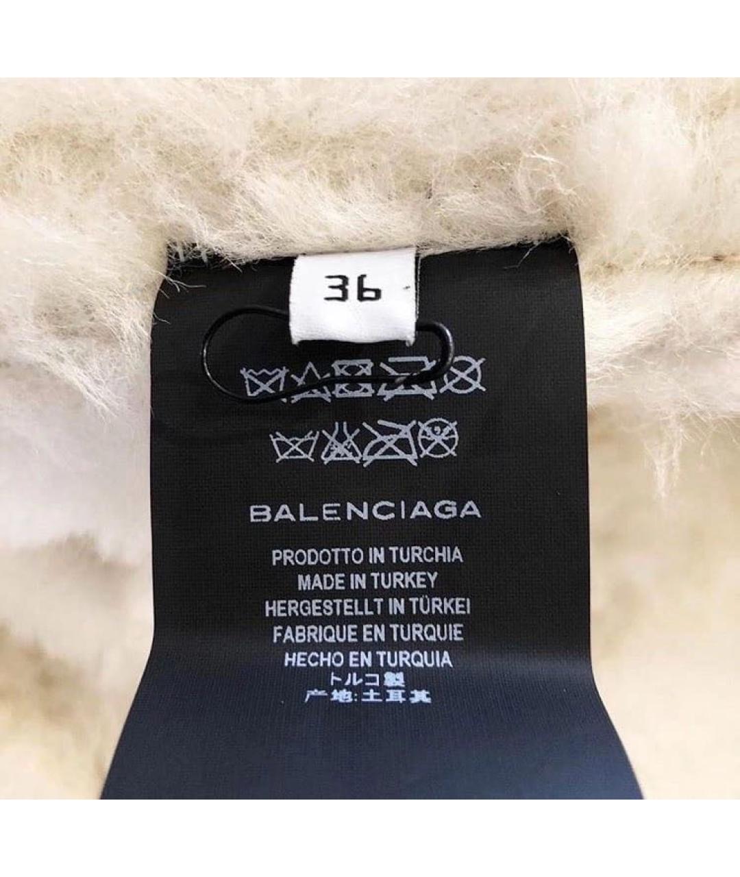 BALENCIAGA Коричневая меховая дубленка, фото 5