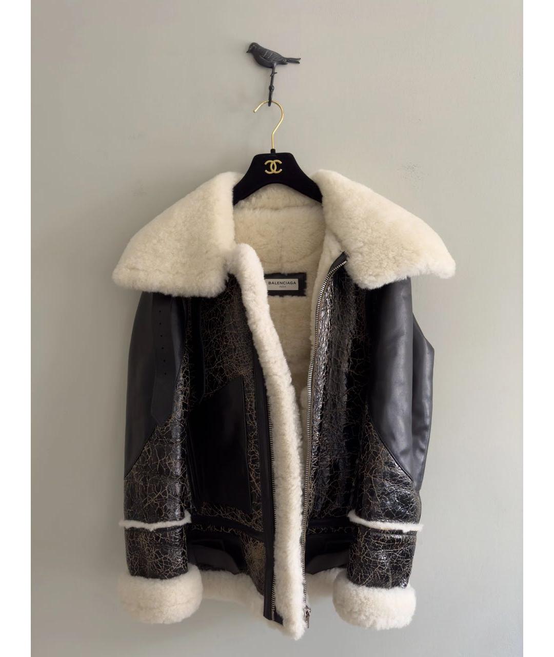 BALENCIAGA Коричневая меховая дубленка, фото 3