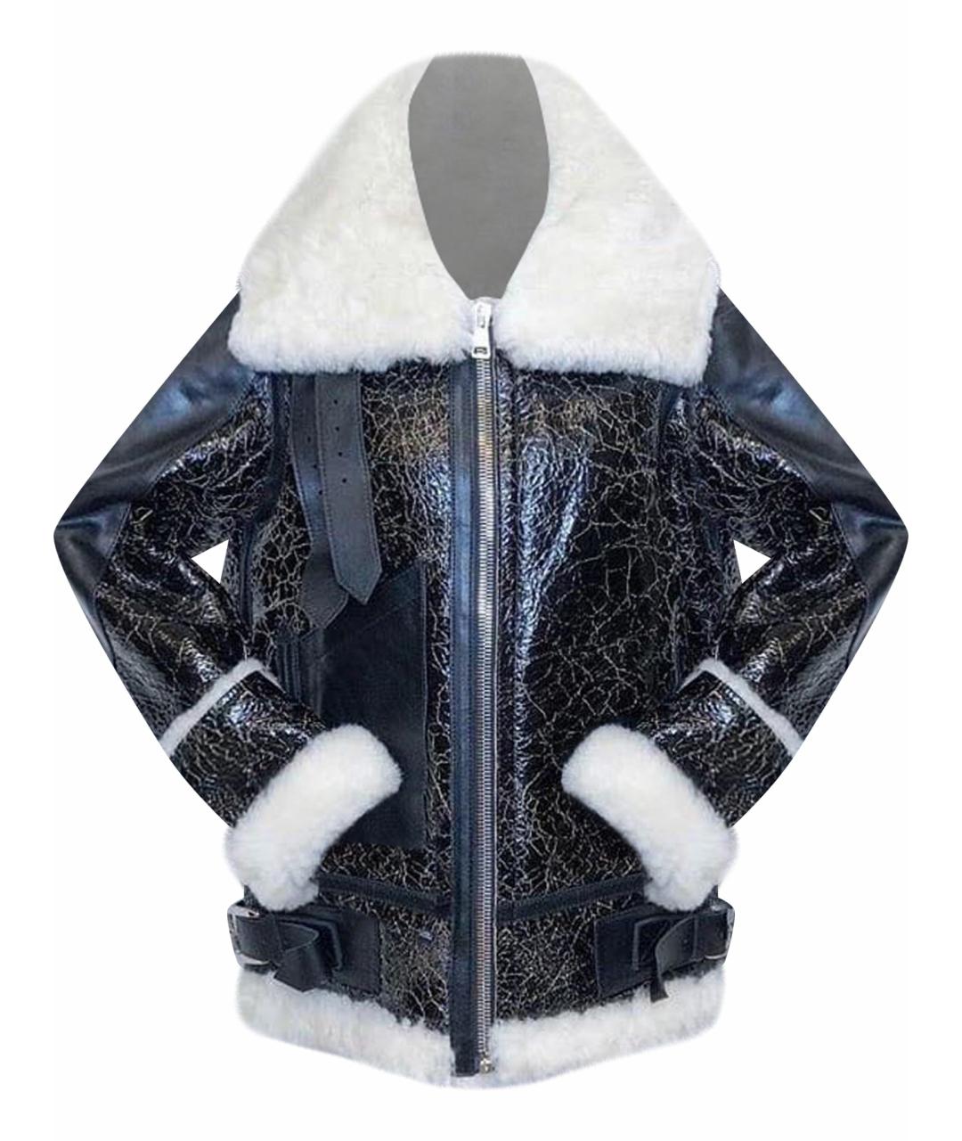BALENCIAGA Коричневая меховая дубленка, фото 1