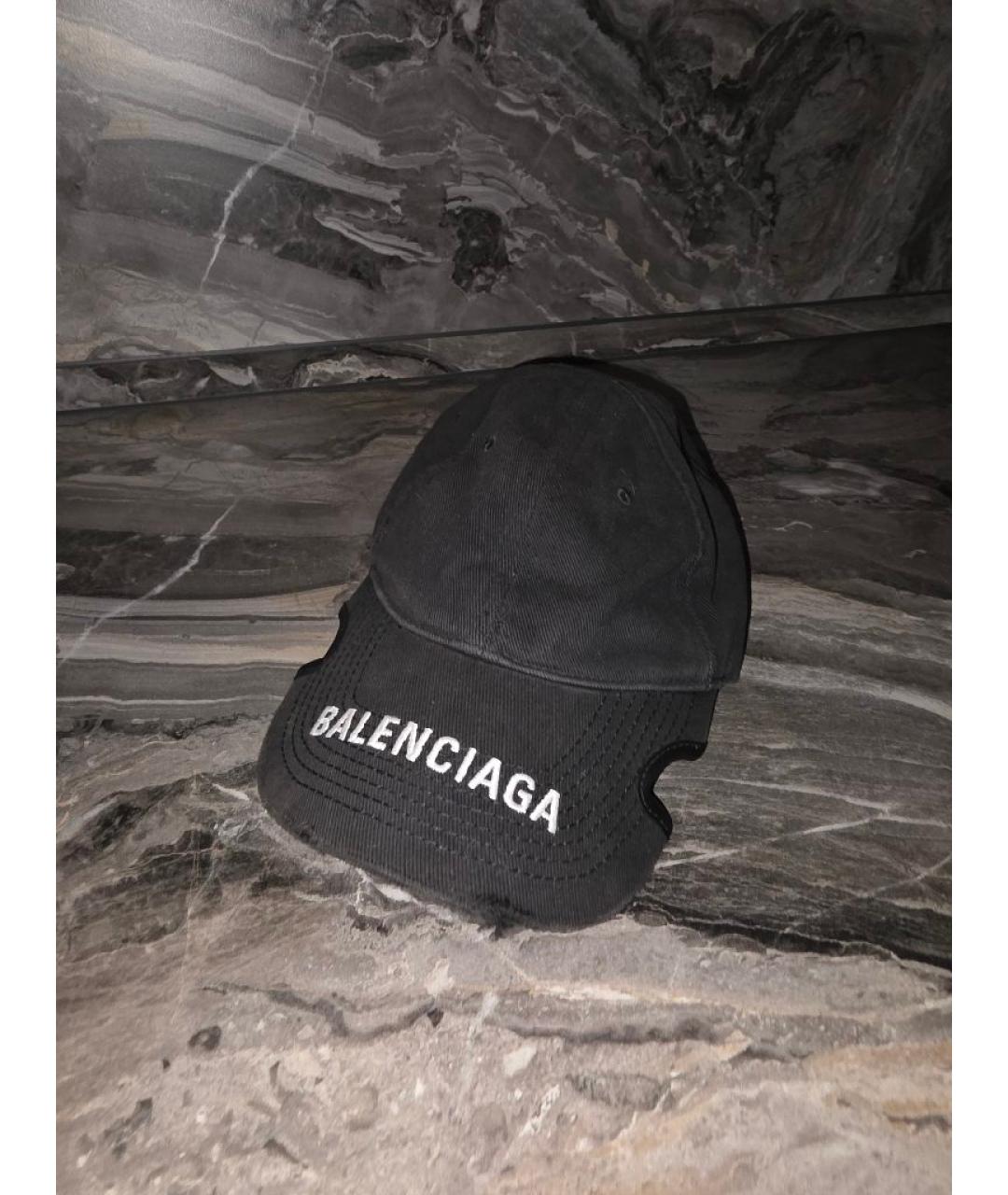 BALENCIAGA Черная кепка/бейсболка, фото 5