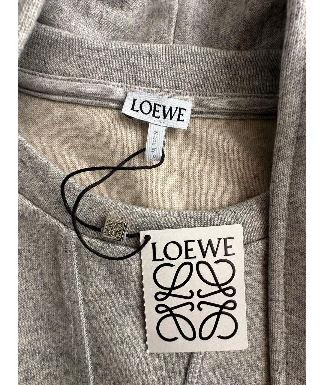 LOEWE Серый шерстяной джемпер / свитер, фото 3