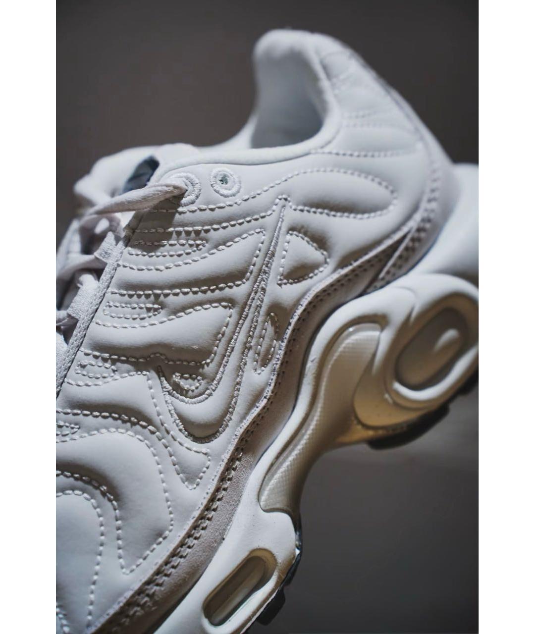 NIKE Белые кожаные низкие кроссовки / кеды, фото 6