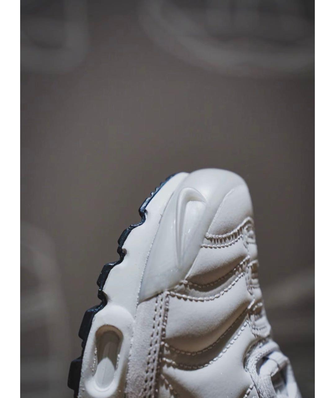 NIKE Белые кожаные низкие кроссовки / кеды, фото 7