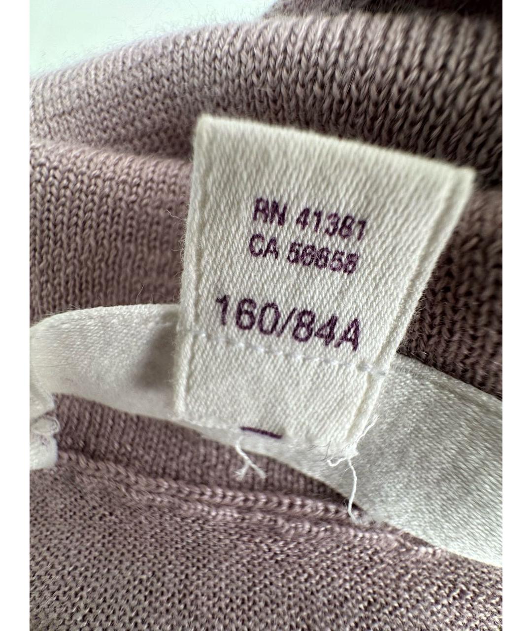 RALPH LAUREN Фиолетовая кашемировая водолазка, фото 5