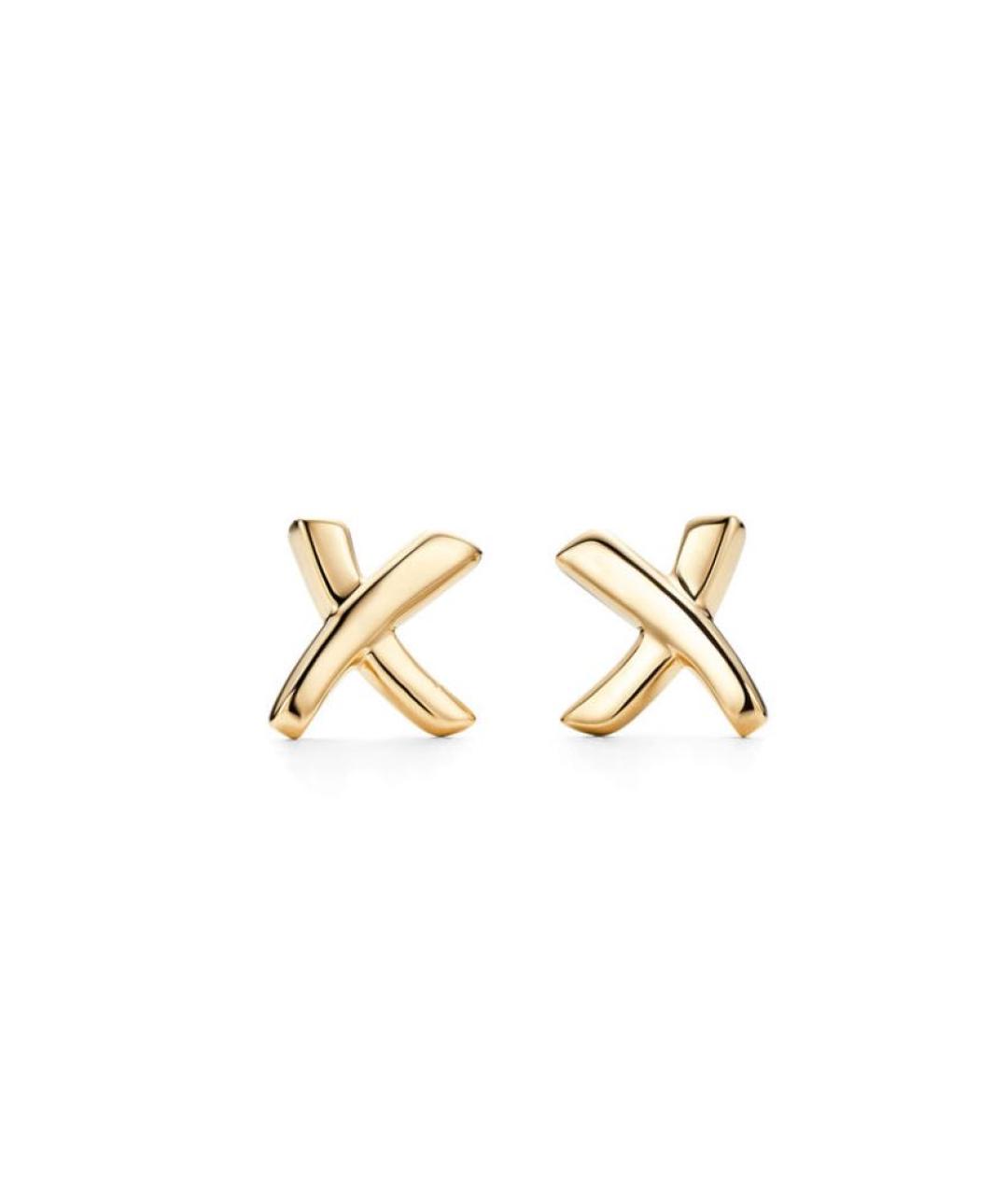 TIFFANY&CO Золотые серьги из желтого золота, фото 1