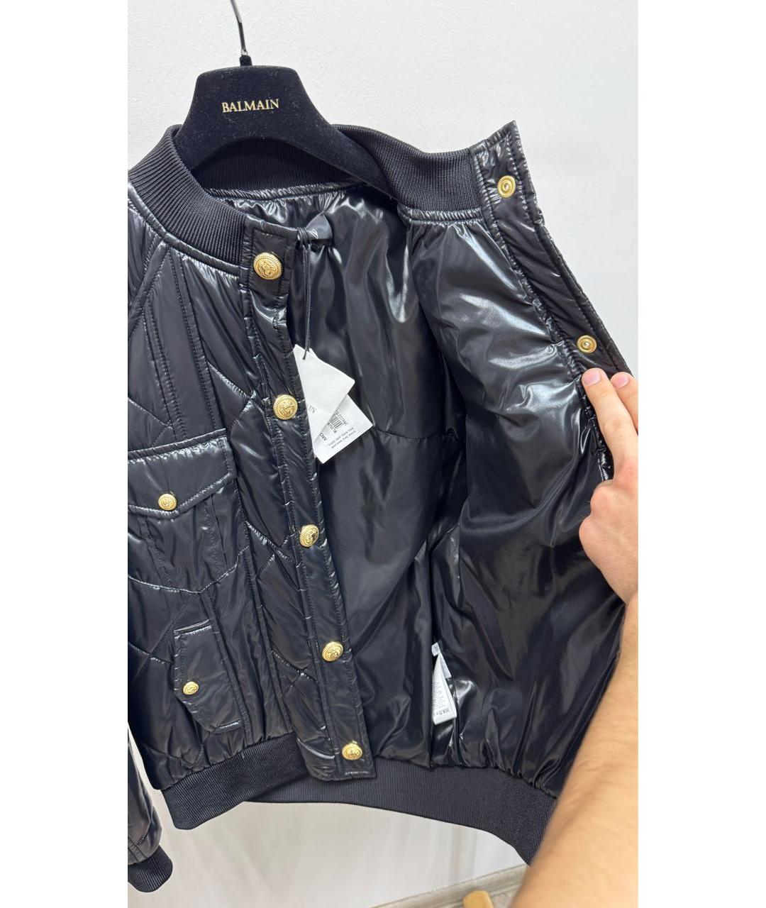 BALMAIN Черная куртка, фото 3