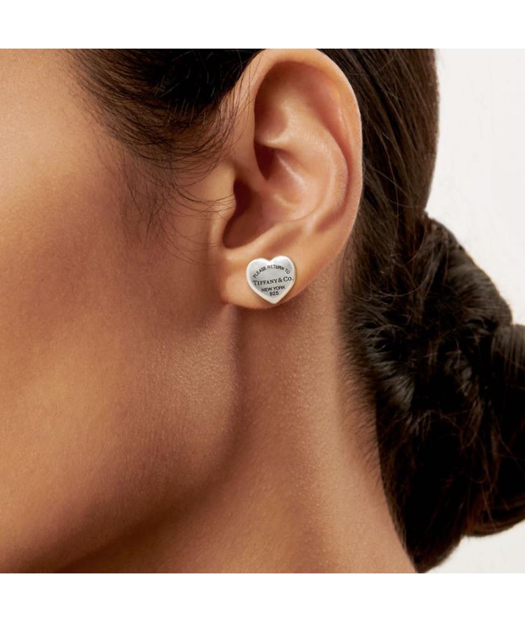 TIFFANY&CO Серебряные серебряные серьги, фото 3