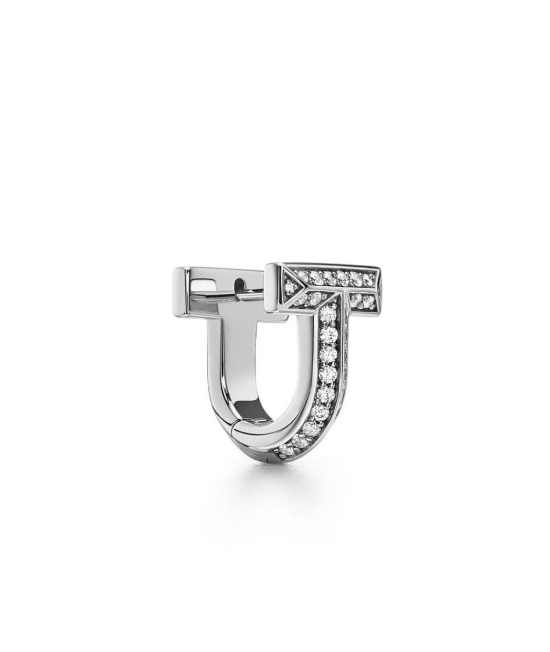 TIFFANY&CO Серебряные серьги из белого золота, фото 3