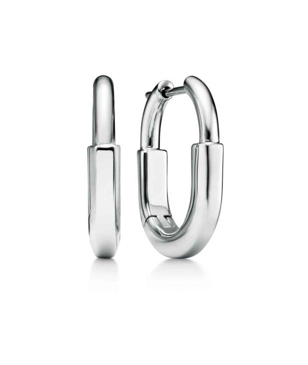 TIFFANY&CO Серебряные серьги из белого золота, фото 1