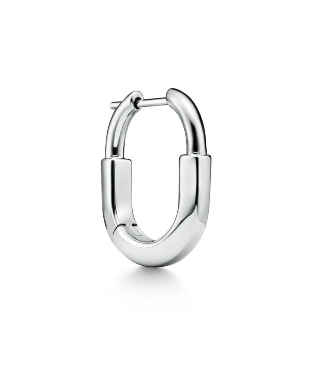 TIFFANY&CO Серебряные серьги из белого золота, фото 2