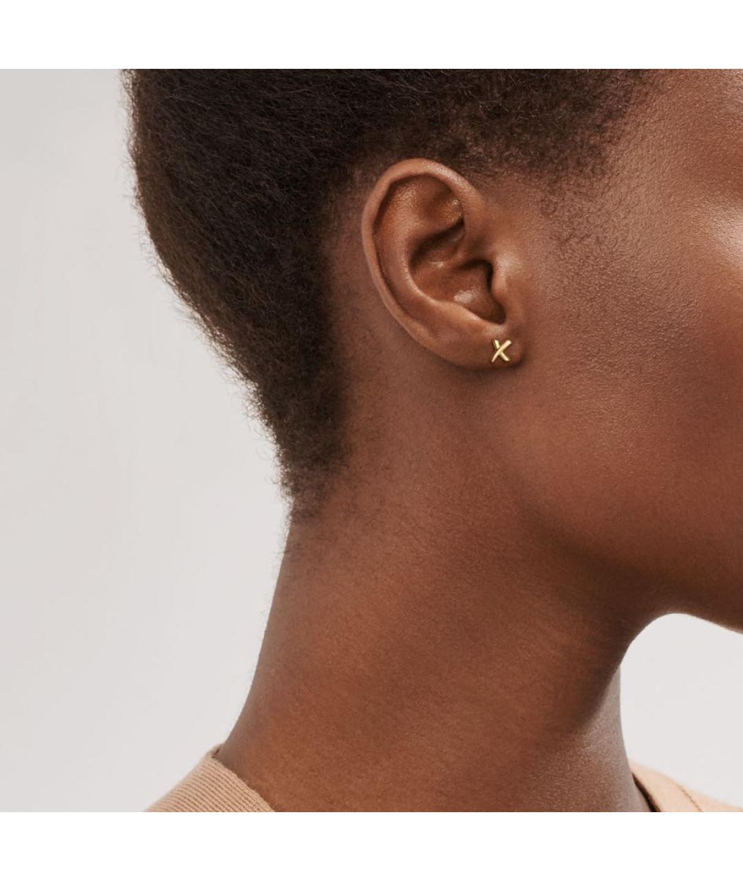 TIFFANY&CO Золотые серьги из желтого золота, фото 2