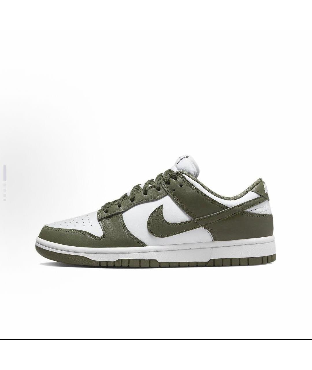 NIKE Зеленые кожаные кроссовки, фото 8