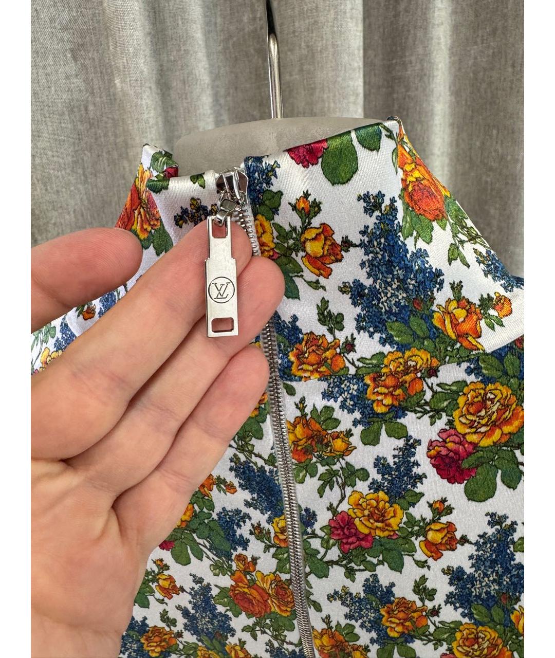 LOUIS VUITTON Мульти вискозная блузы, фото 3