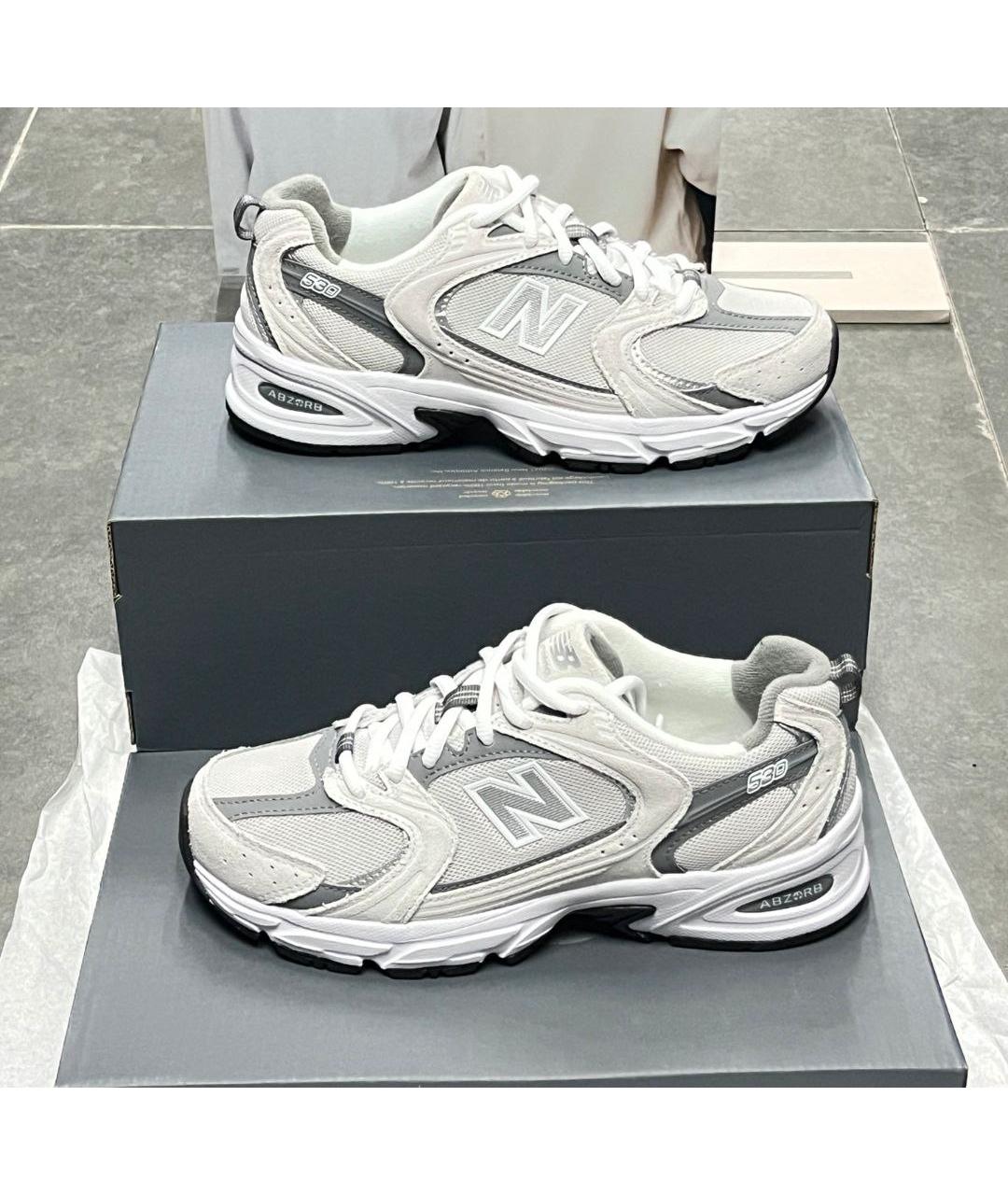 NEW BALANCE Серые кроссовки, фото 5