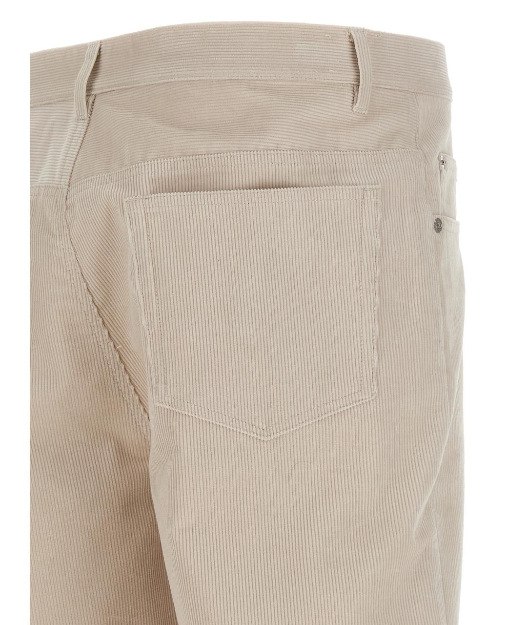 A.P.C. Бежевые хлопковые повседневные брюки, фото 4