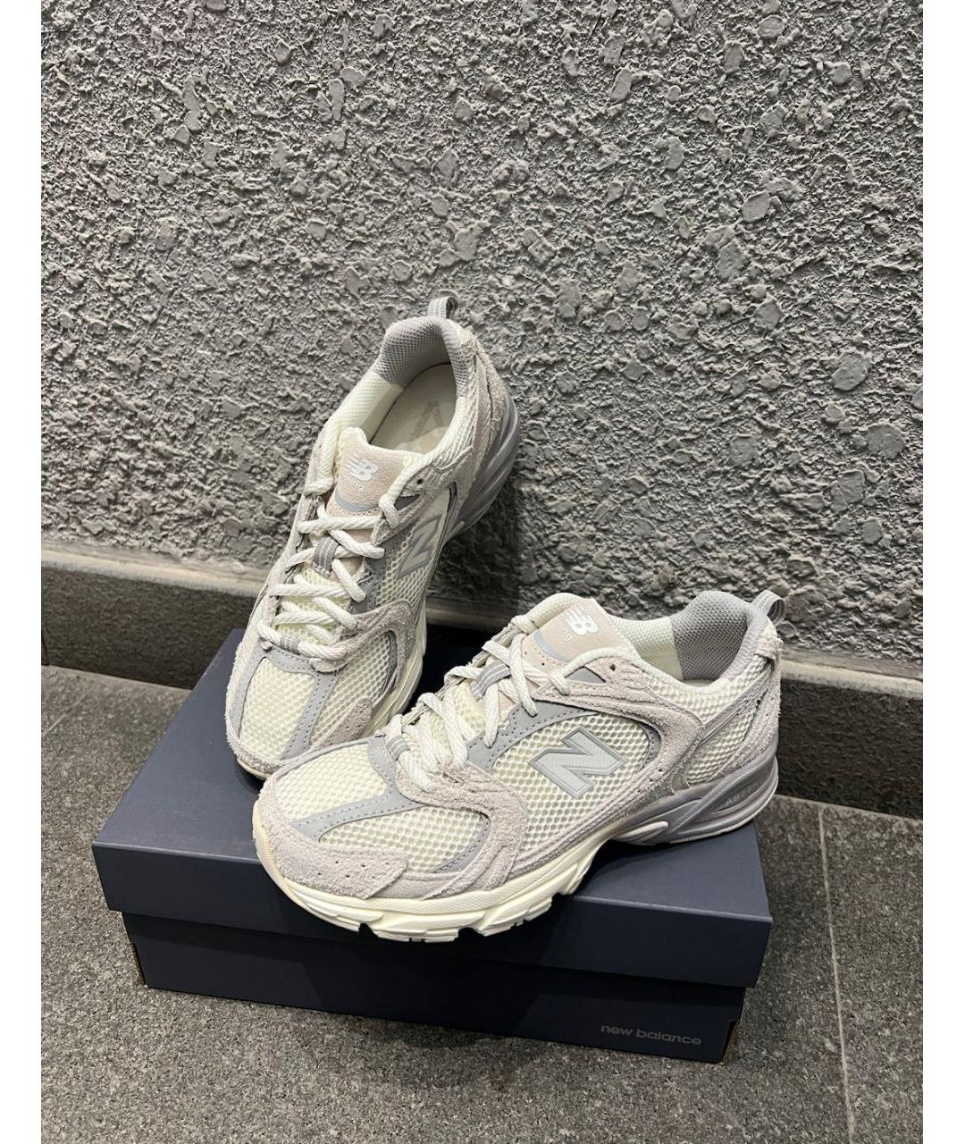 NEW BALANCE Серебряные низкие кроссовки / кеды, фото 2