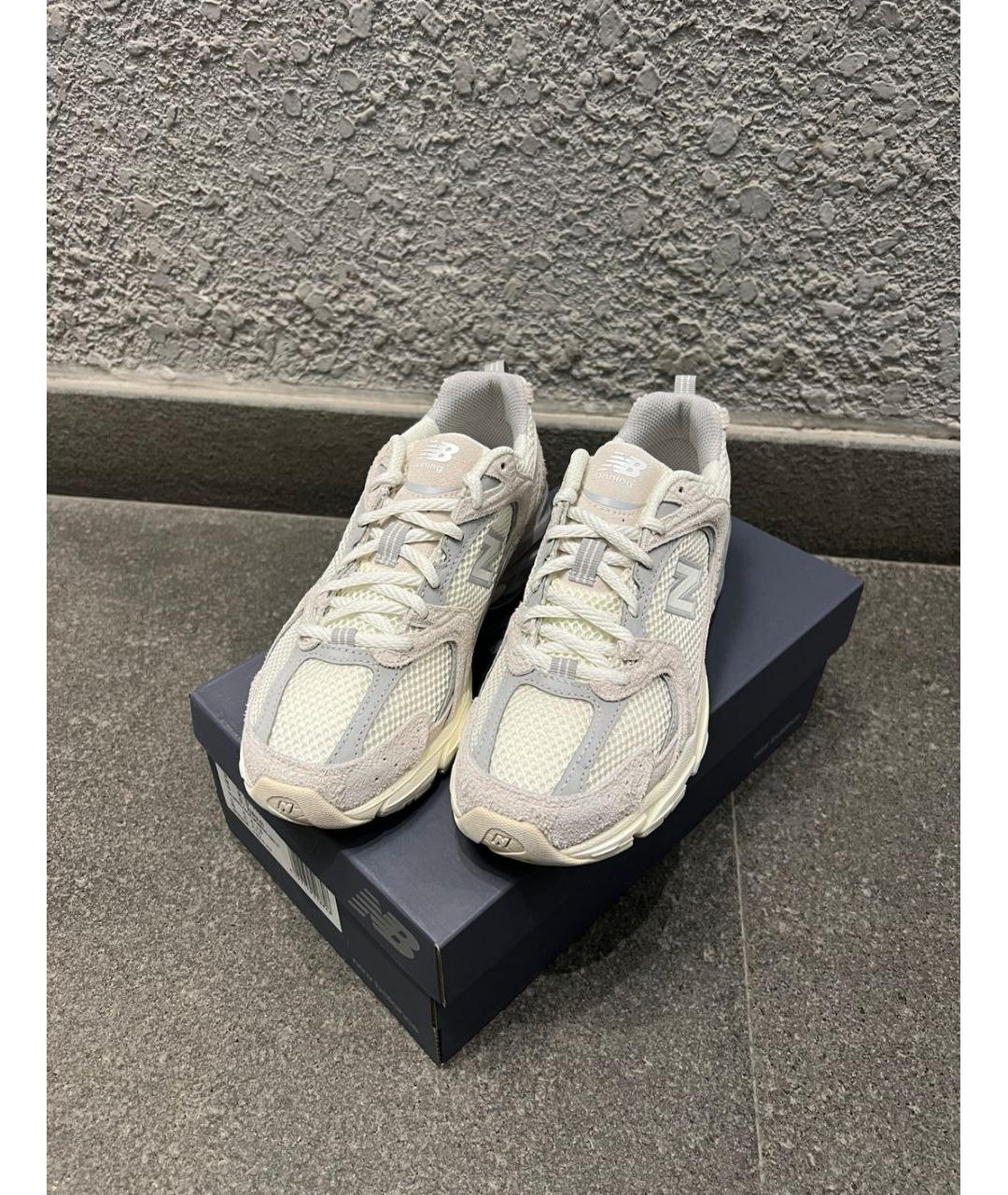 NEW BALANCE Серебряные низкие кроссовки / кеды, фото 3