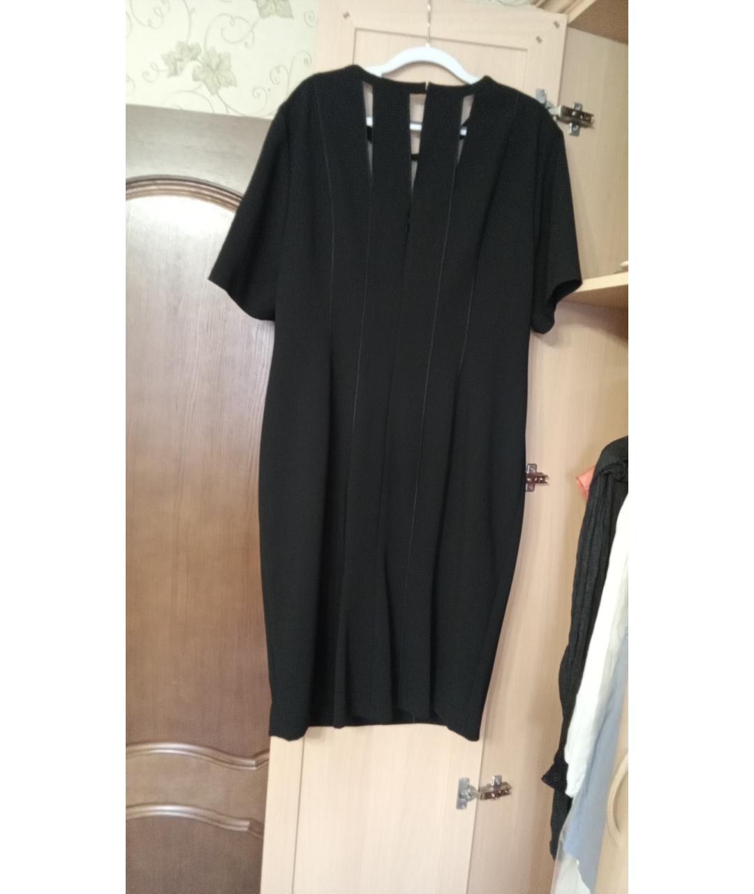 ESCADA Черное вискозное повседневное платье, фото 2