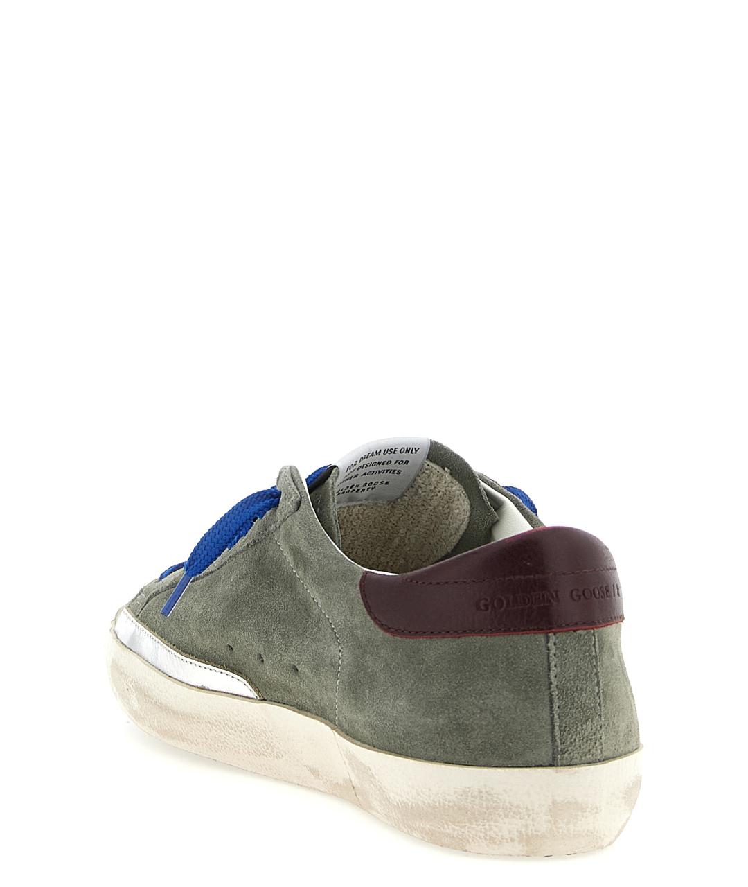GOLDEN GOOSE DELUXE BRAND Мульти замшевые низкие кроссовки / кеды, фото 3