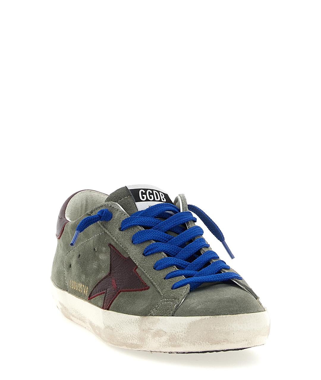 GOLDEN GOOSE DELUXE BRAND Мульти замшевые низкие кроссовки / кеды, фото 2