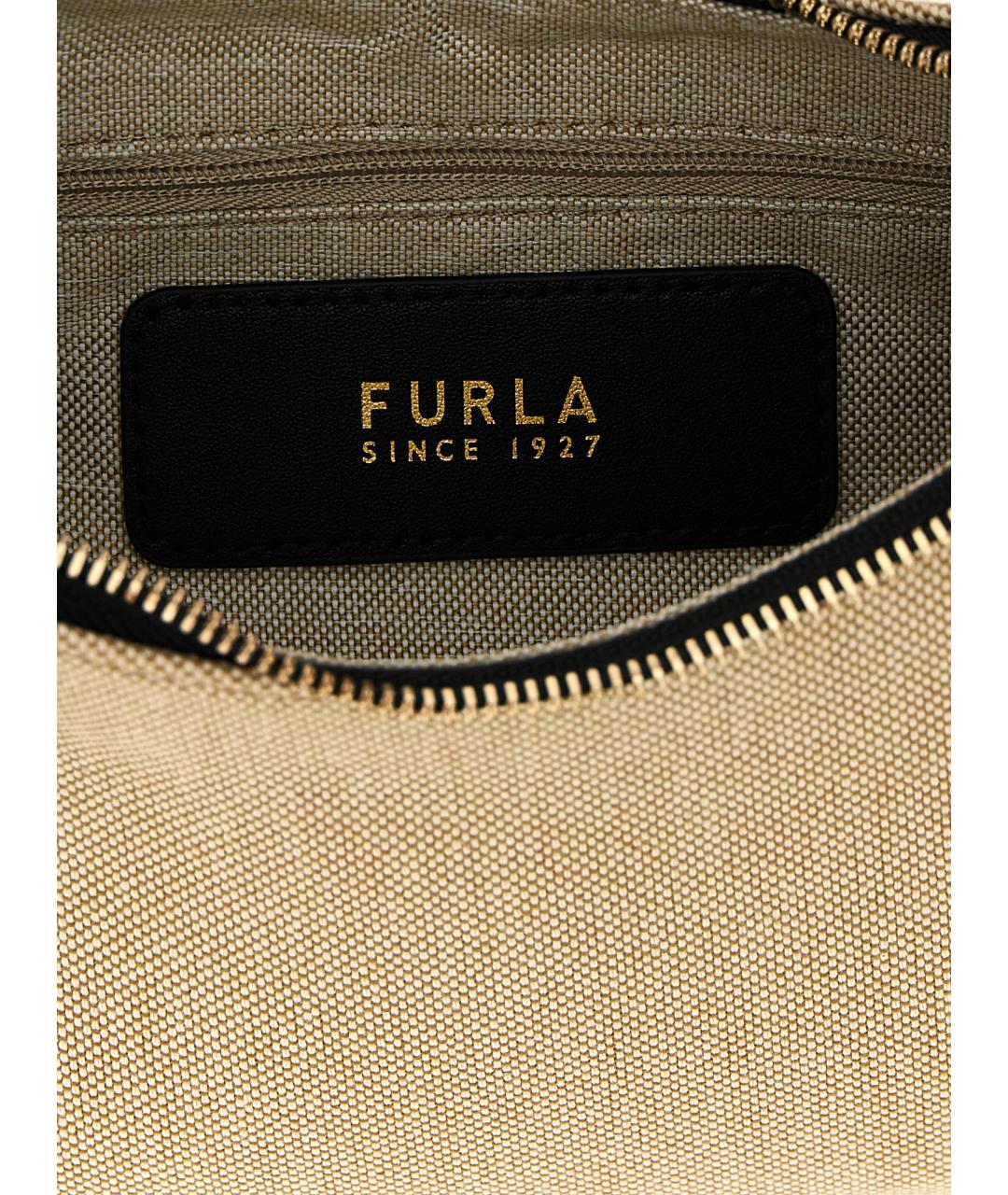 FURLA Бежевая сумка через плечо, фото 4