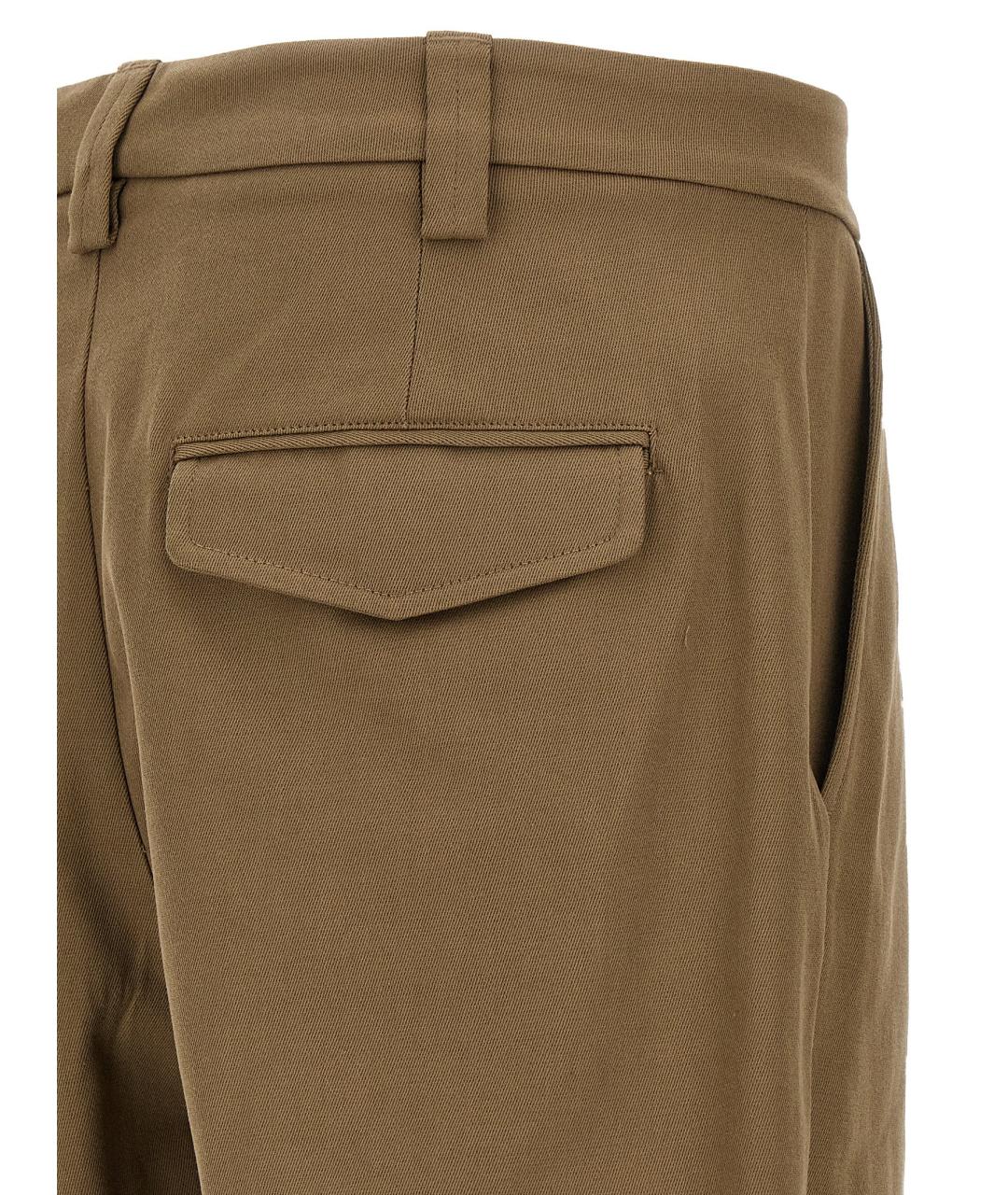 A.P.C. Коричневые хлопковые повседневные брюки, фото 4