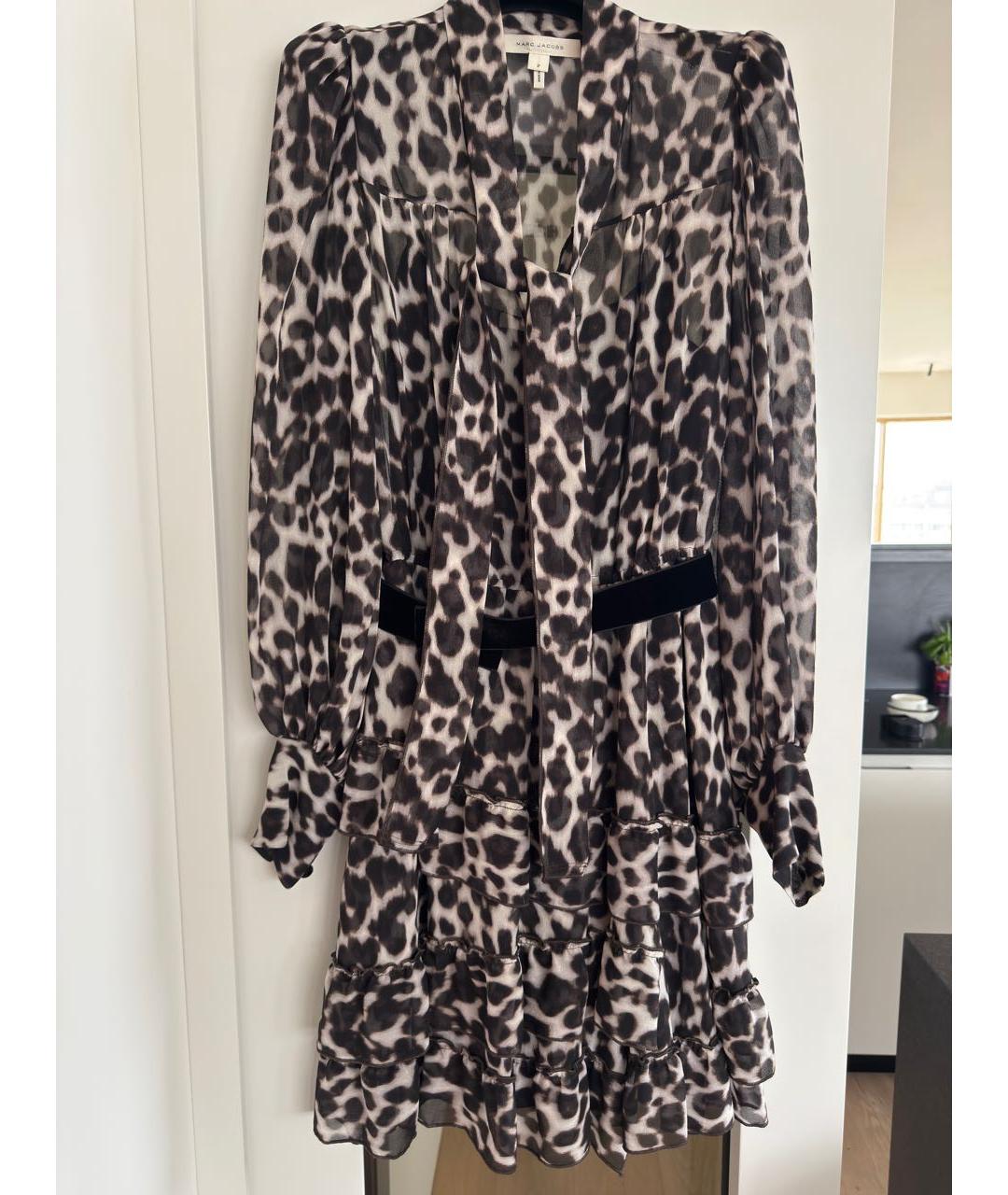 MARC JACOBS Мульти шелковое повседневное платье, фото 2