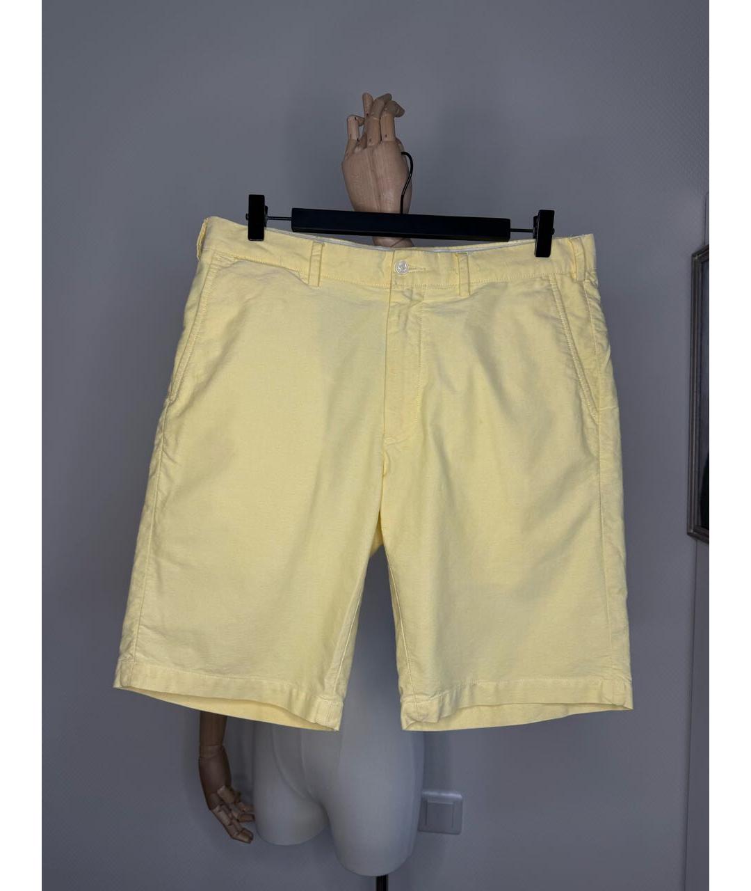 POLO RALPH LAUREN Желтые хлопковые шорты, фото 6