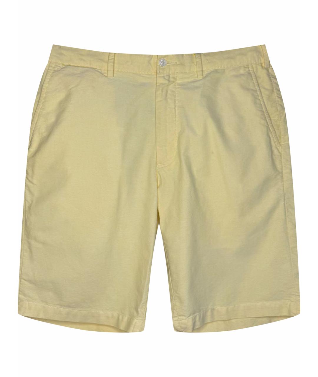 POLO RALPH LAUREN Желтые хлопковые шорты, фото 1