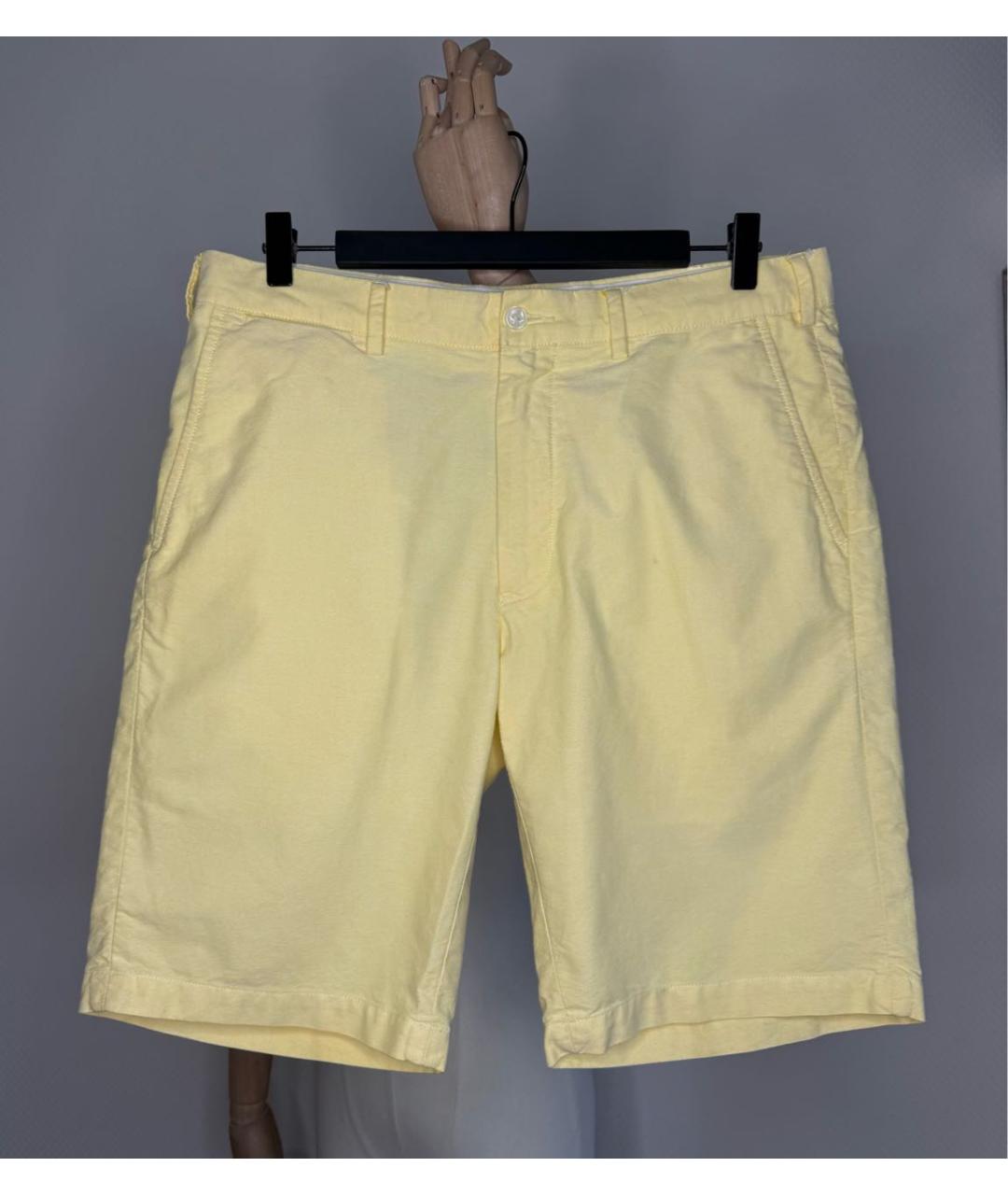 POLO RALPH LAUREN Желтые хлопковые шорты, фото 8