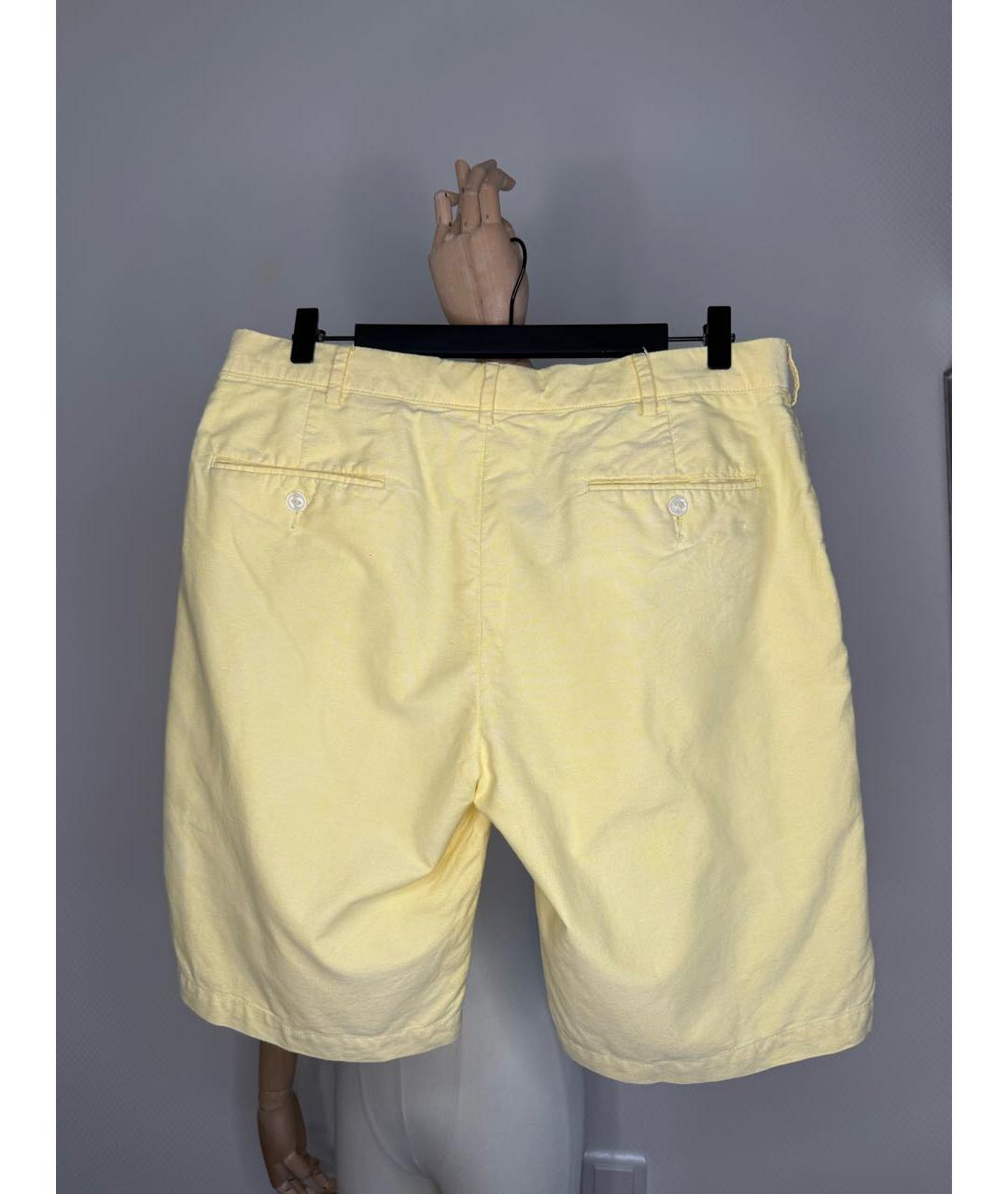 POLO RALPH LAUREN Желтые хлопковые шорты, фото 4