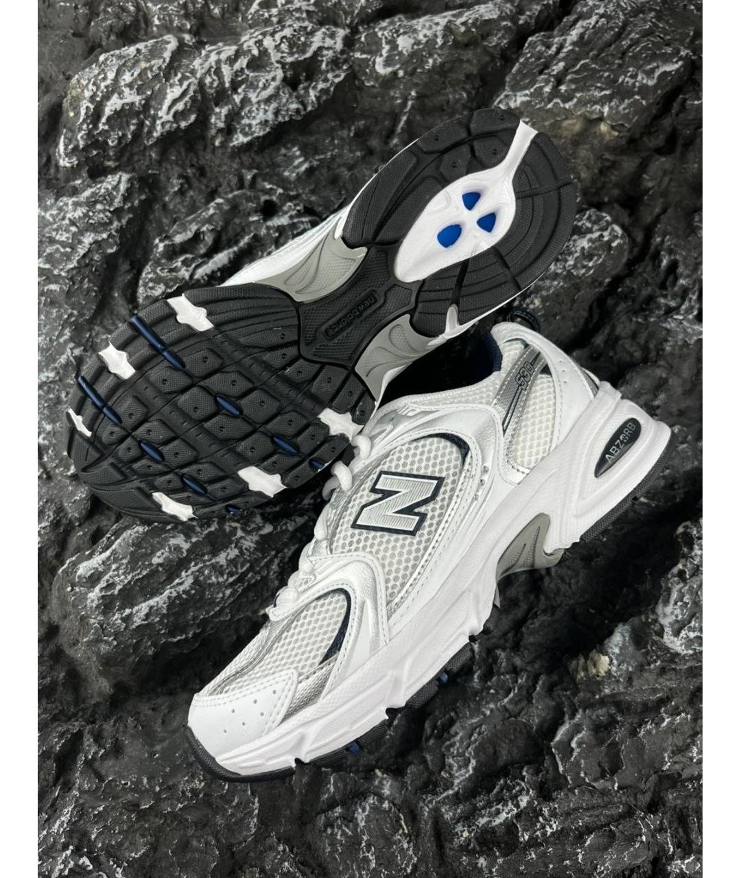 NEW BALANCE Серебряные низкие кроссовки / кеды, фото 6