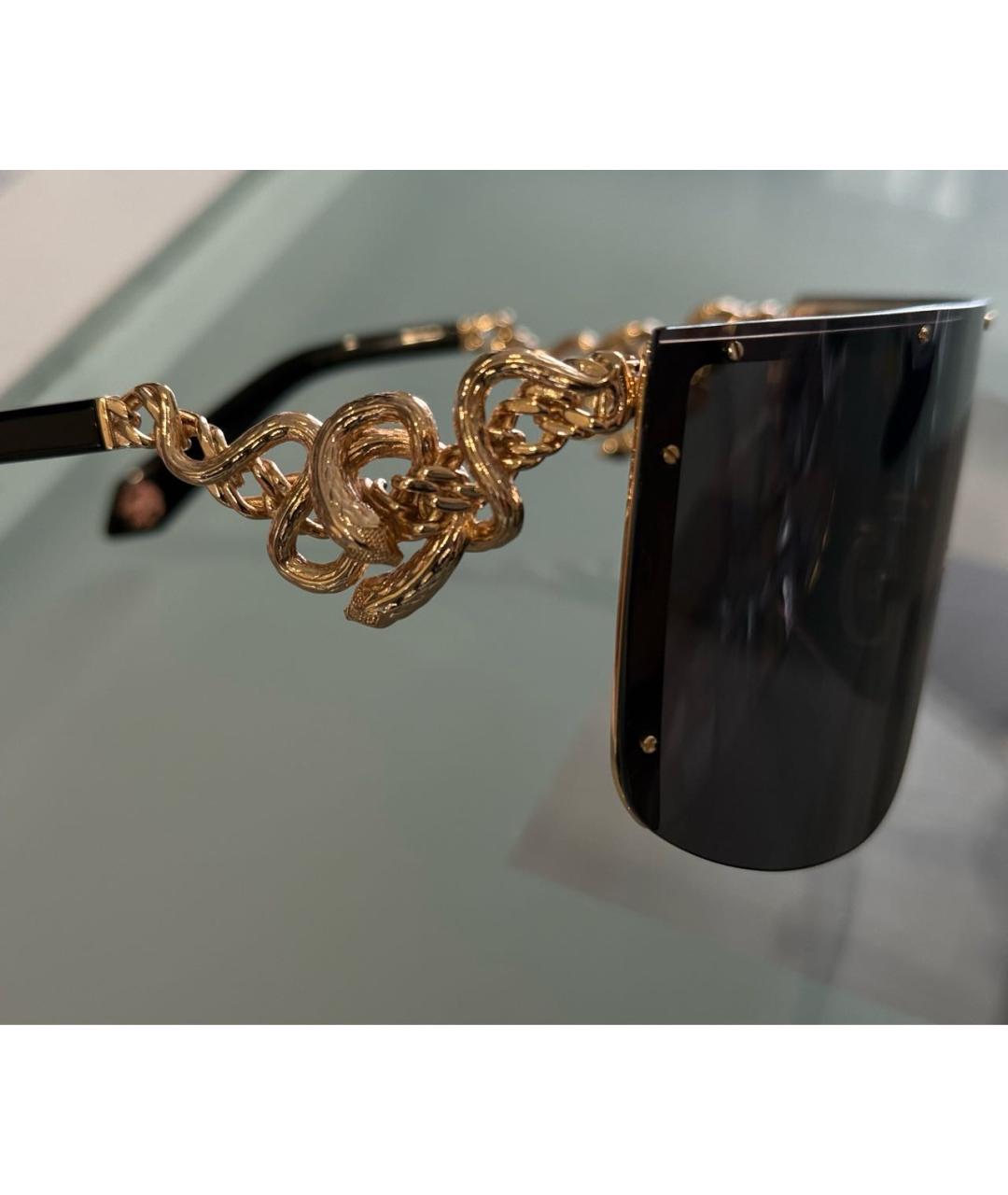VERSACE Черные солнцезащитные очки, фото 3