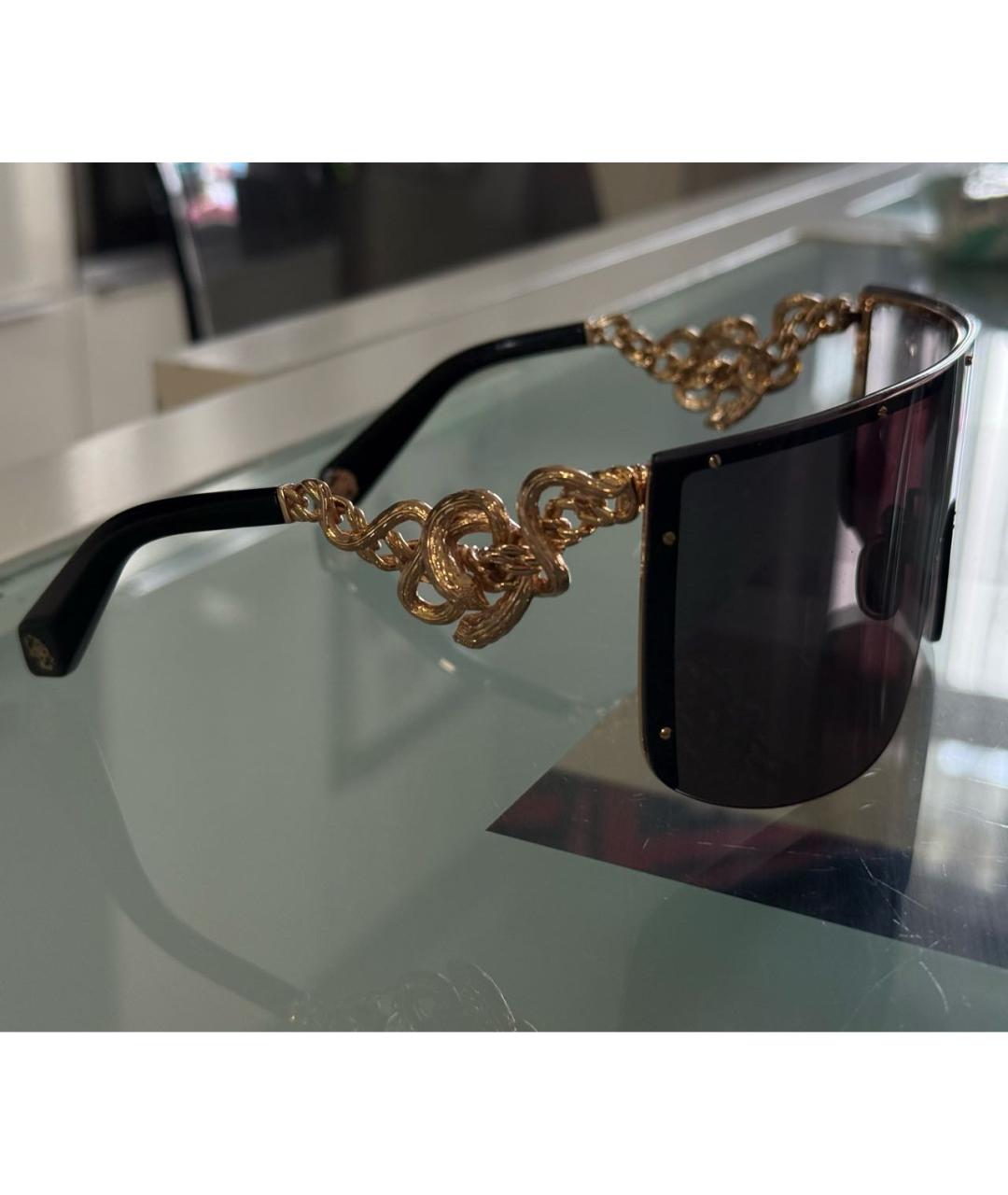 VERSACE Черные солнцезащитные очки, фото 2