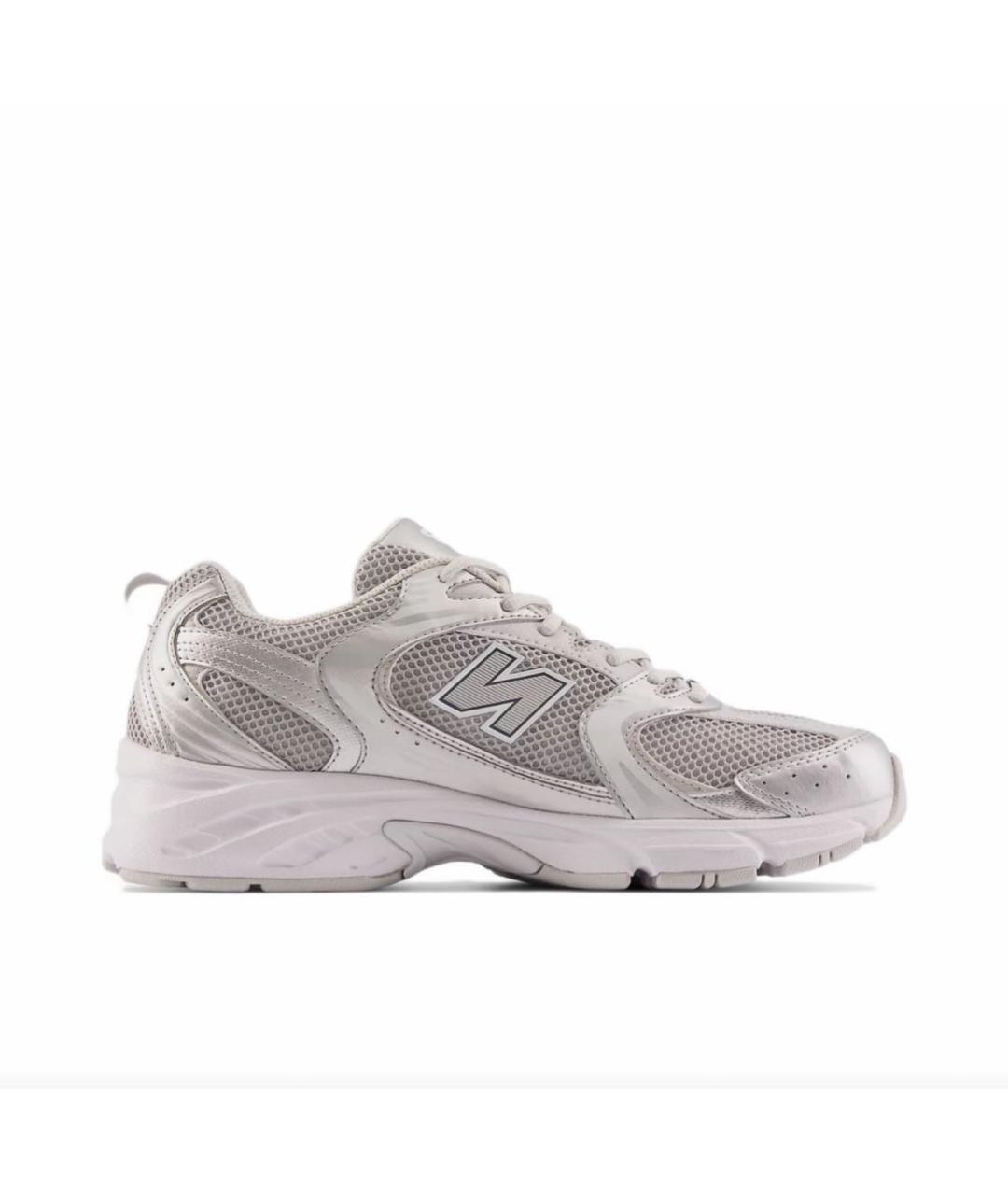 NEW BALANCE Серебряные текстильные кроссовки, фото 9