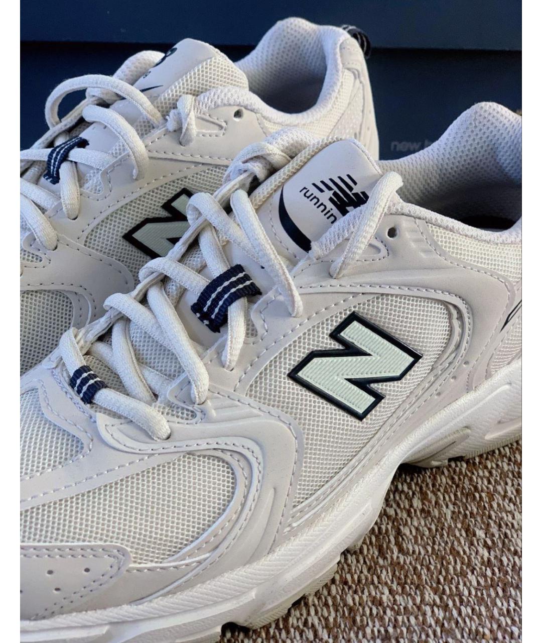 NEW BALANCE Бежевые низкие кроссовки / кеды, фото 4