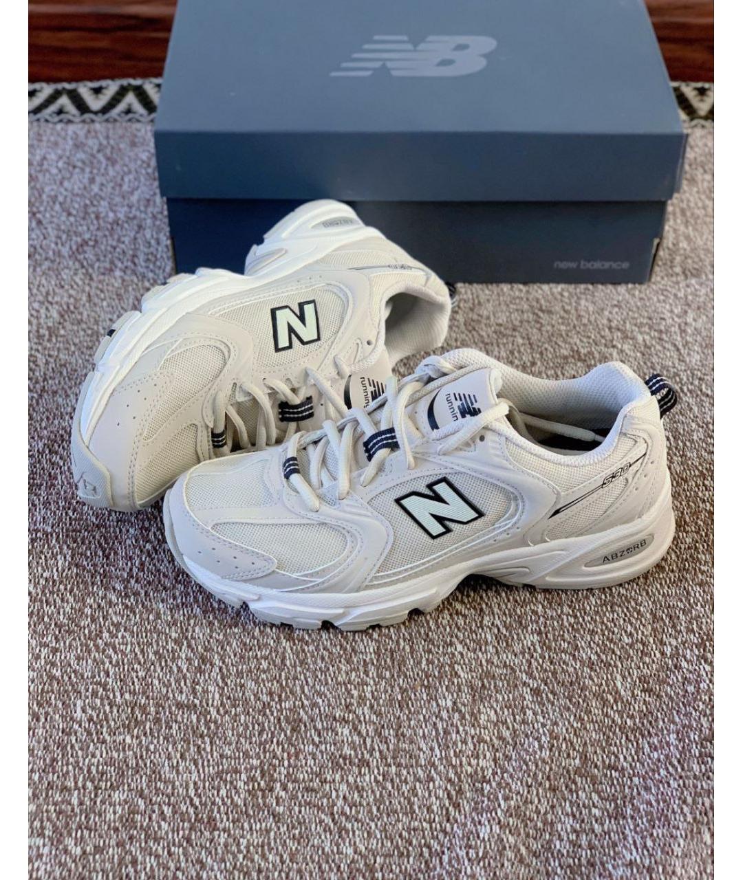 NEW BALANCE Бежевые низкие кроссовки / кеды, фото 5