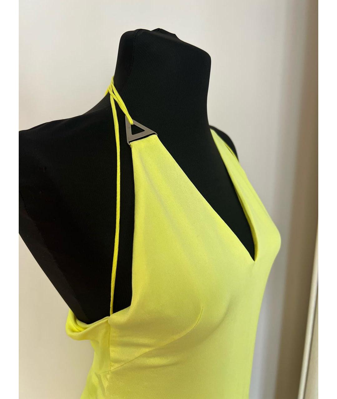EMILIO PUCCI Желтое коктейльное платье, фото 2