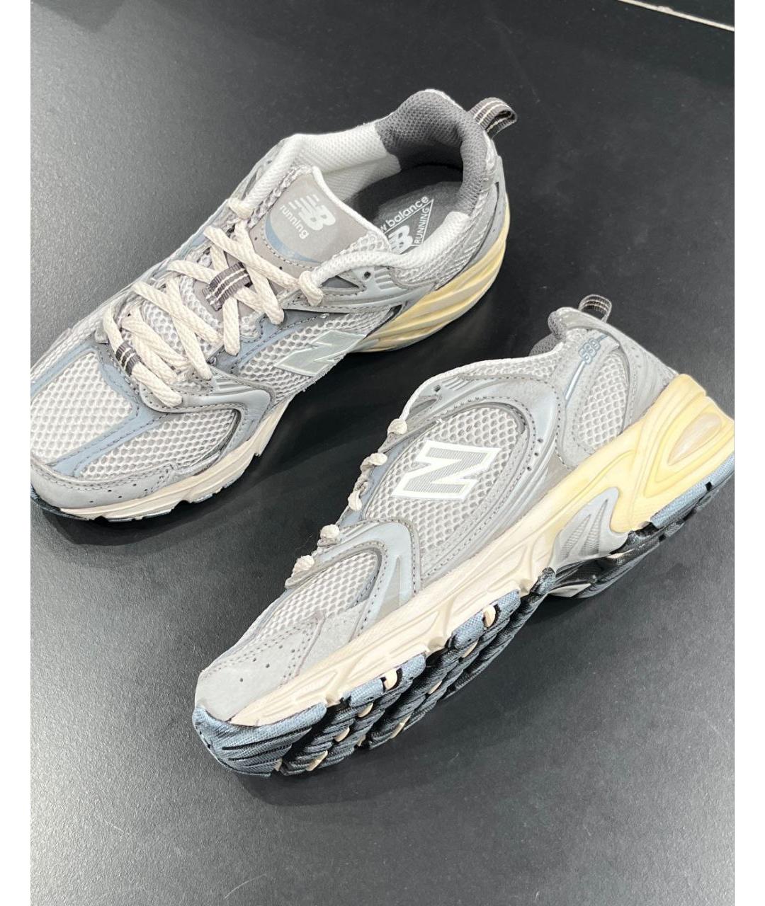 NEW BALANCE Серые кроссовки, фото 3
