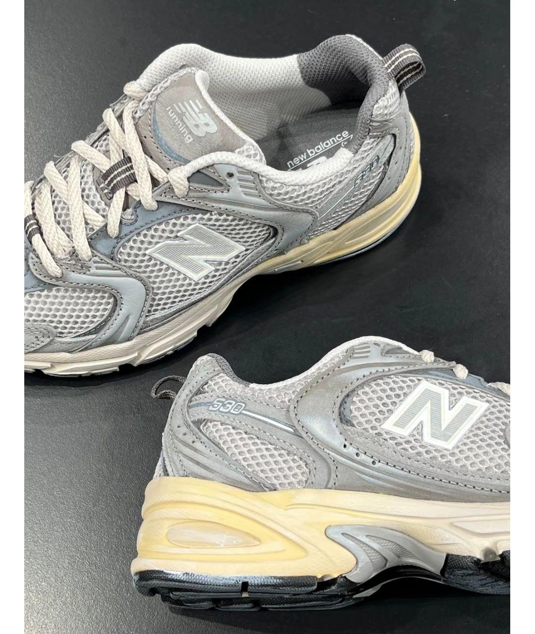 NEW BALANCE Серые кроссовки, фото 5