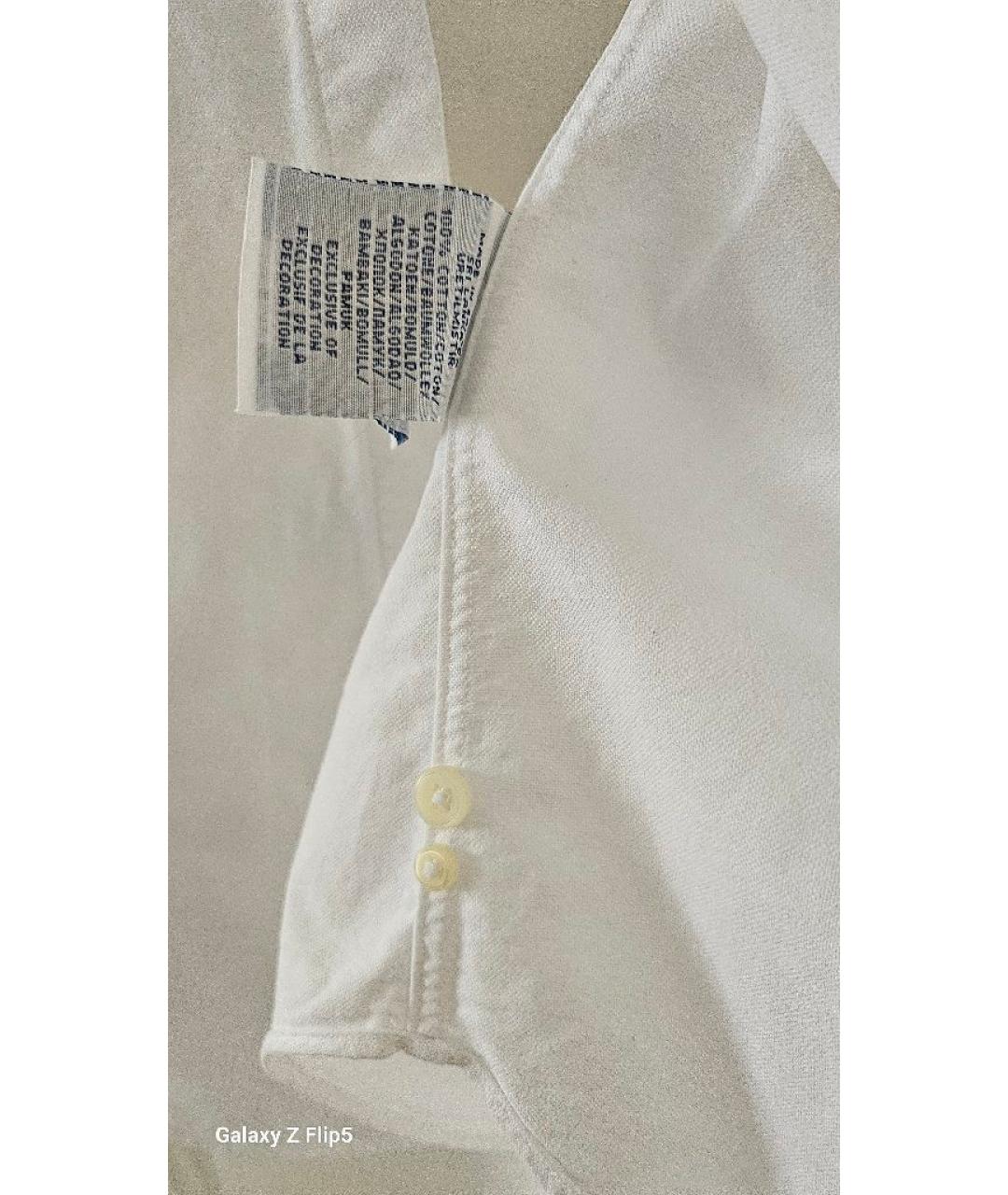 POLO RALPH LAUREN Белая хлопковая рубашка, фото 4