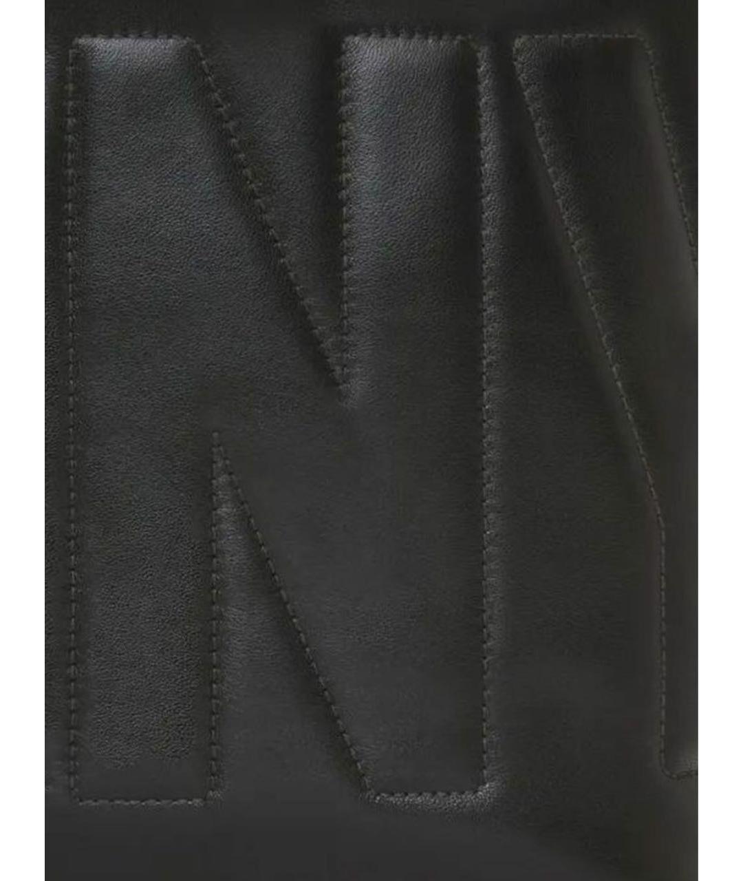 DKNY Черная кожаная сумка тоут, фото 5