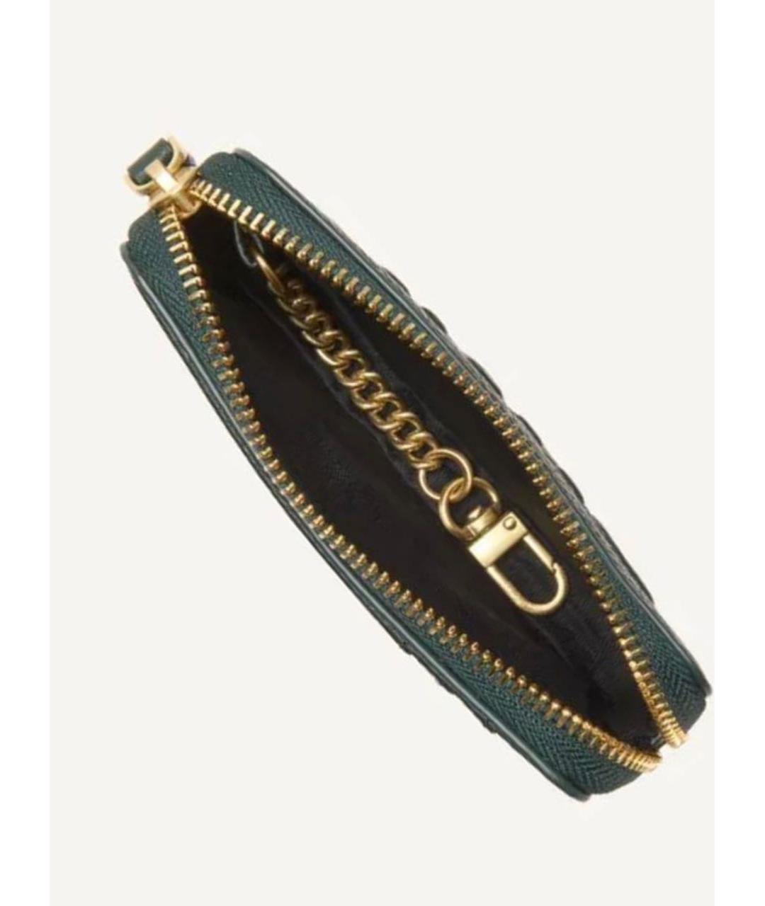 DKNY Зеленый кожаный кошелек, фото 5