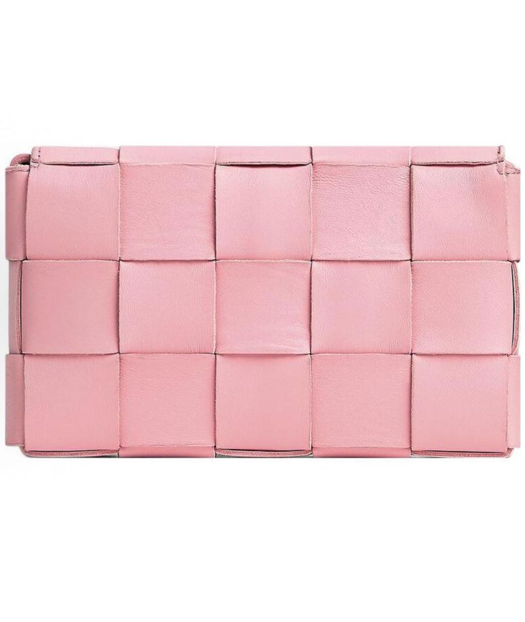 BOTTEGA VENETA Коралловая сумка через плечо, фото 3