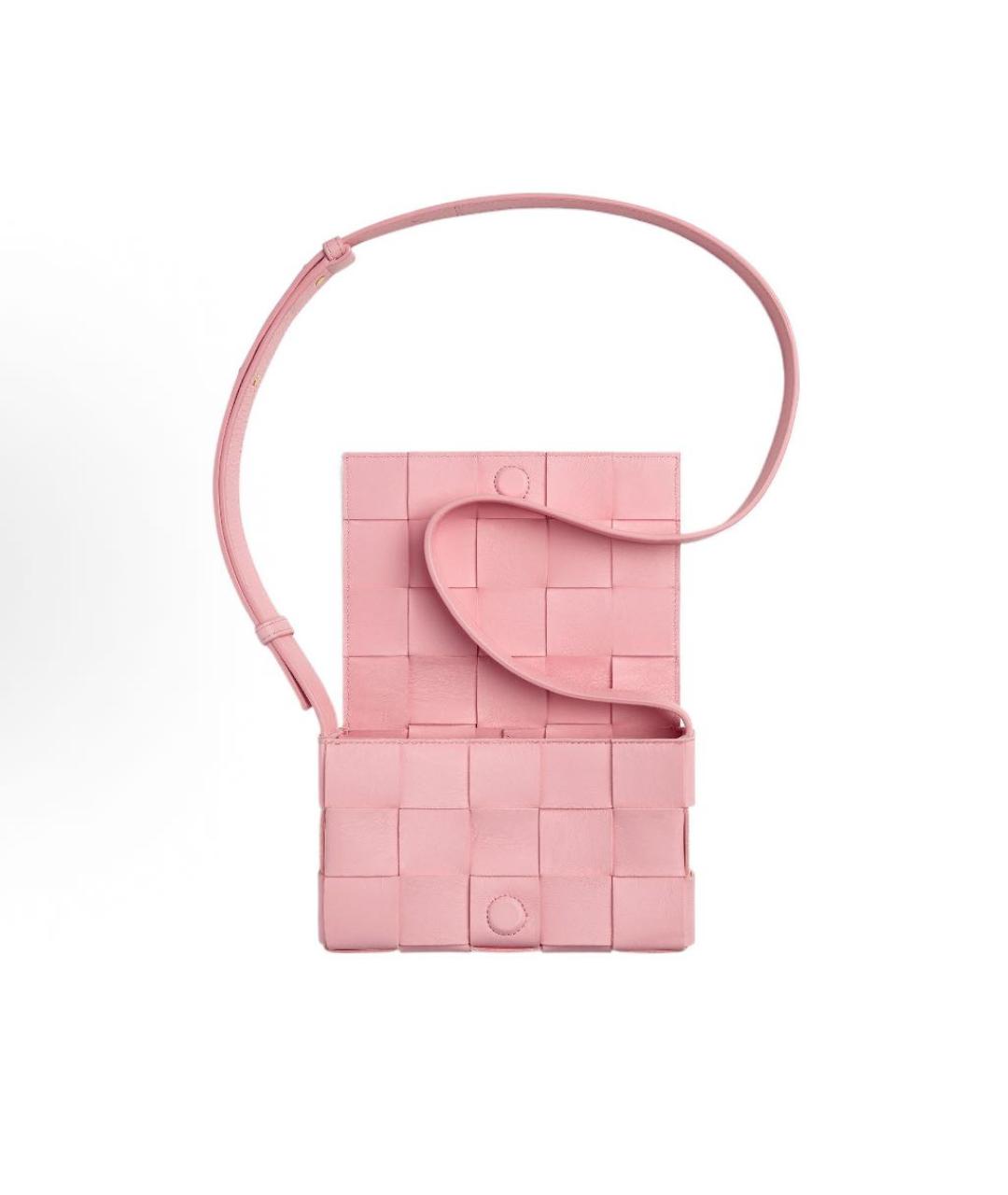 BOTTEGA VENETA Коралловая сумка через плечо, фото 4