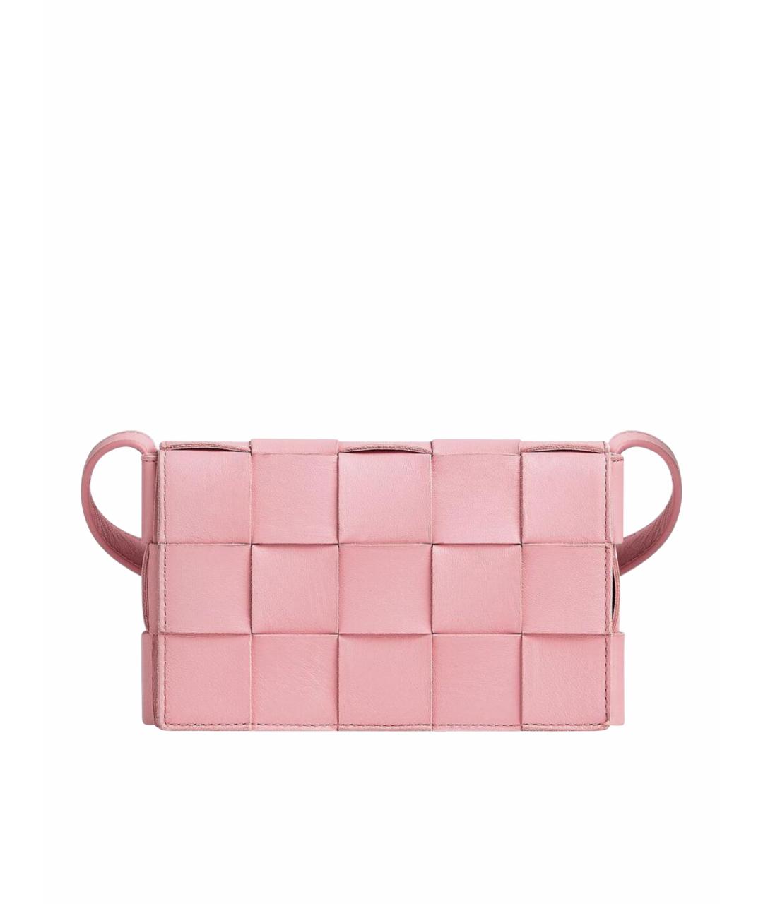 BOTTEGA VENETA Коралловая сумка через плечо, фото 1