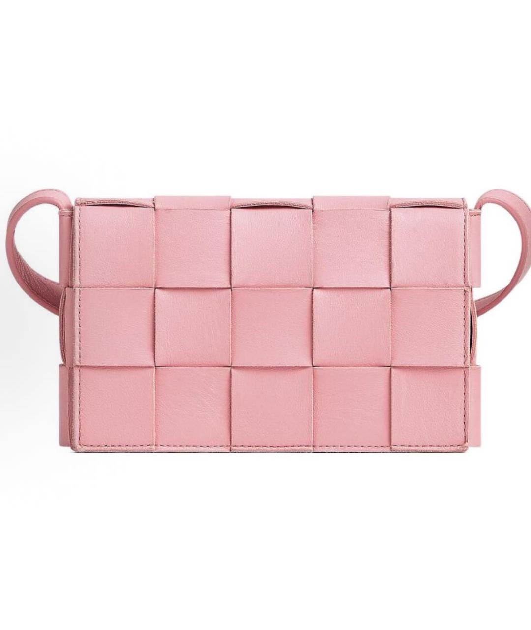 BOTTEGA VENETA Коралловая сумка через плечо, фото 6
