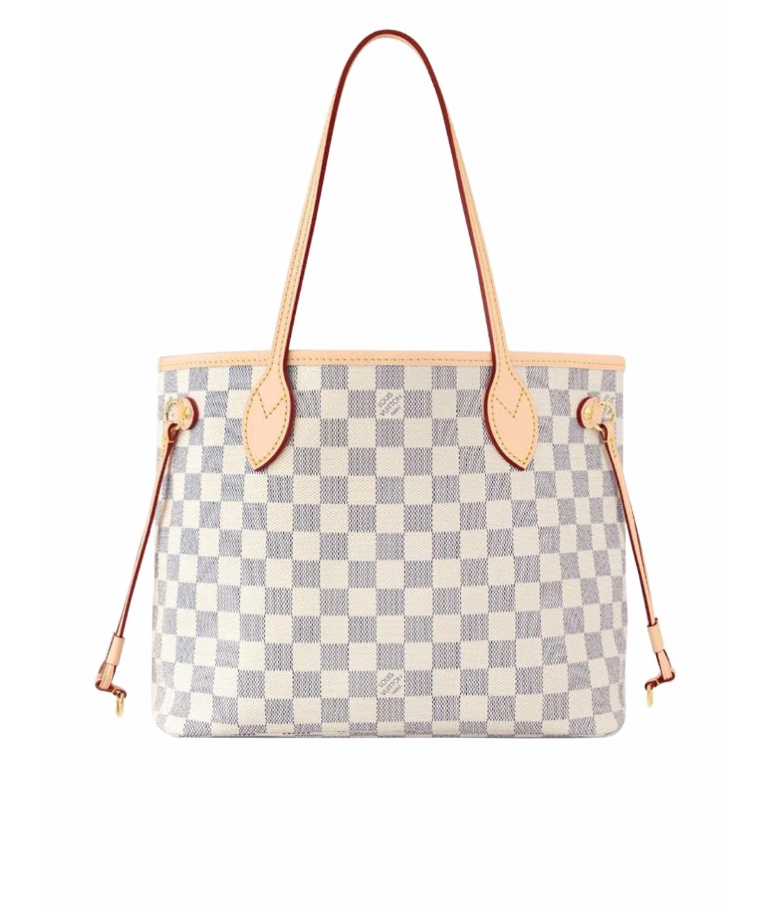 LOUIS VUITTON Бежевая кожаная сумка тоут, фото 1