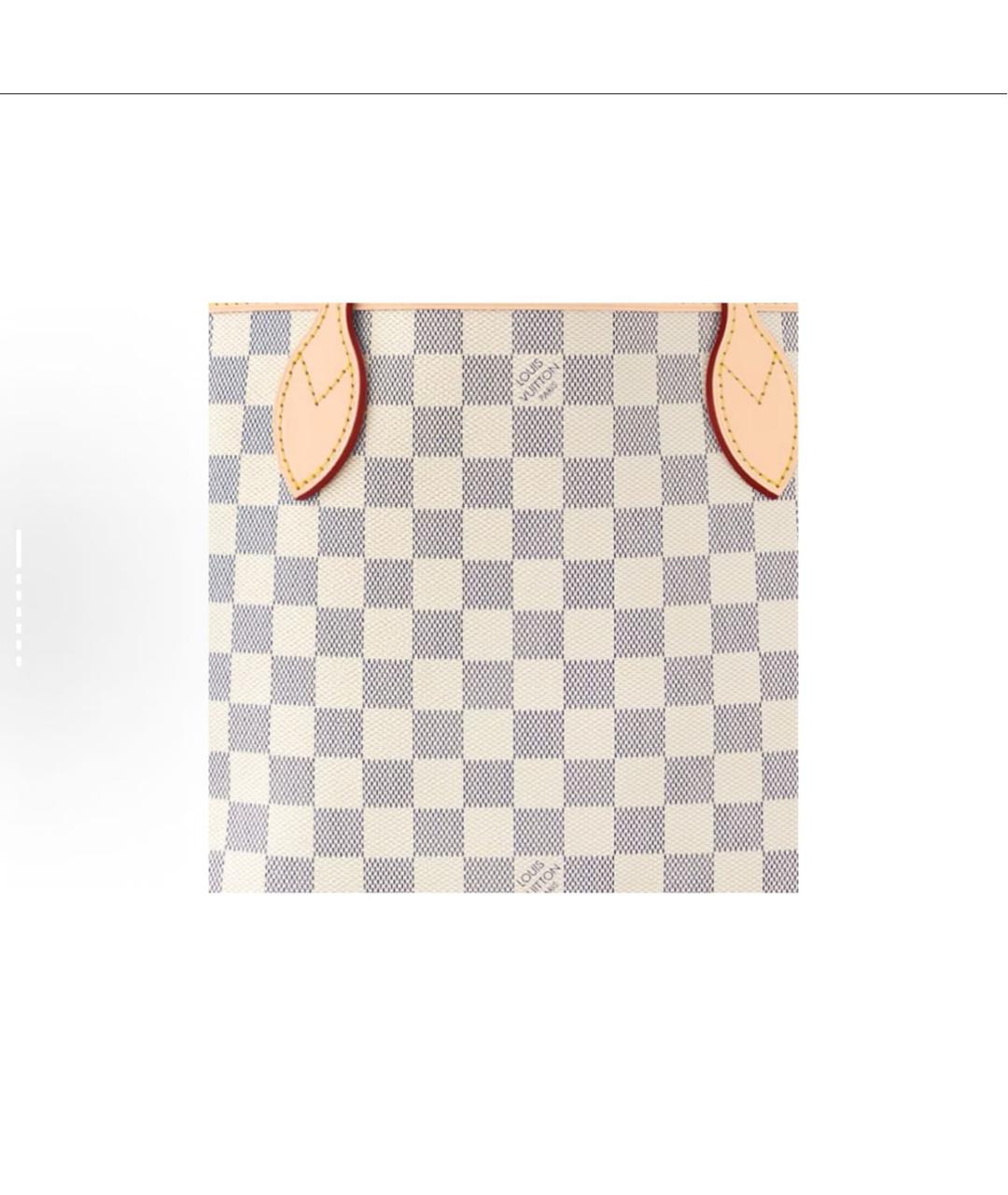 LOUIS VUITTON Бежевая кожаная сумка тоут, фото 4