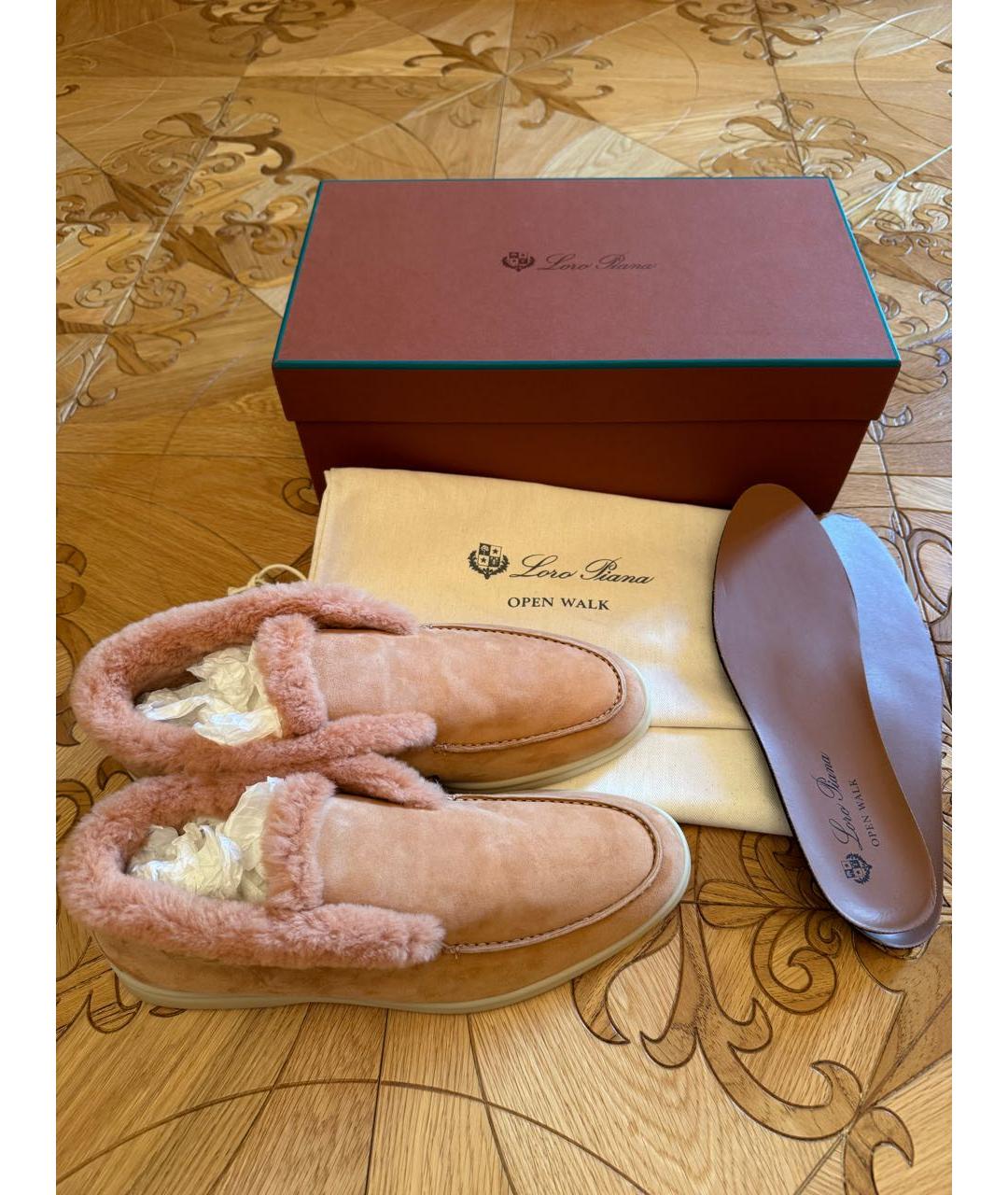LORO PIANA Замшевые лоферы, фото 5